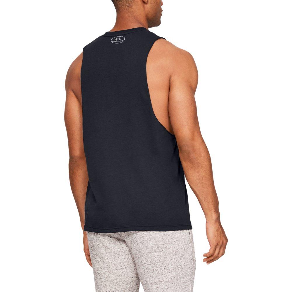 Under armour cut off hot sale shirts