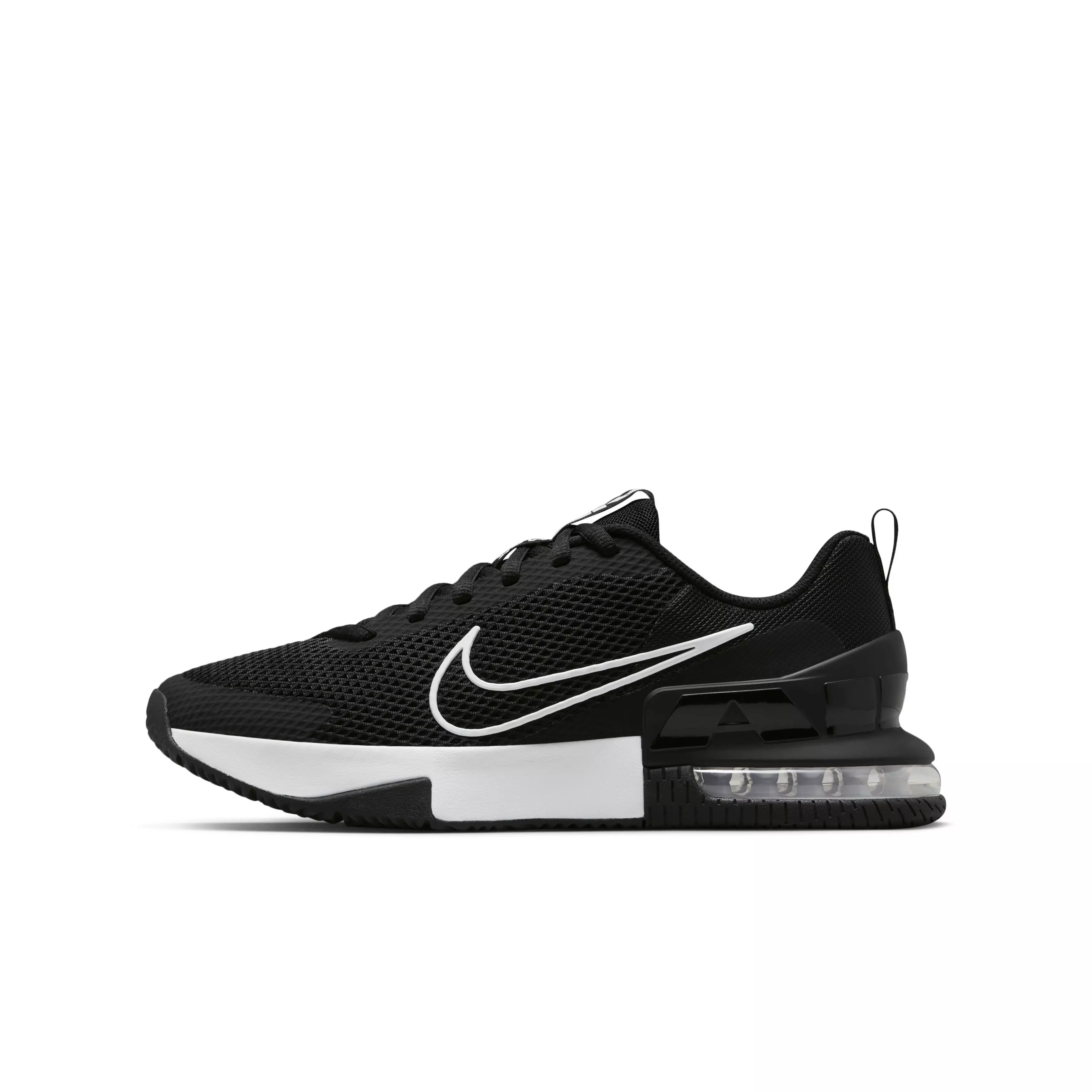 Nike Air Max Alpha Trainer 6 "Black/Black/White" Grade School Boys' Training Shoe - BLACK/BLACK/WHITE