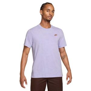 Nike Men's Sportswear Club SSNL Wash Tee-Purple
