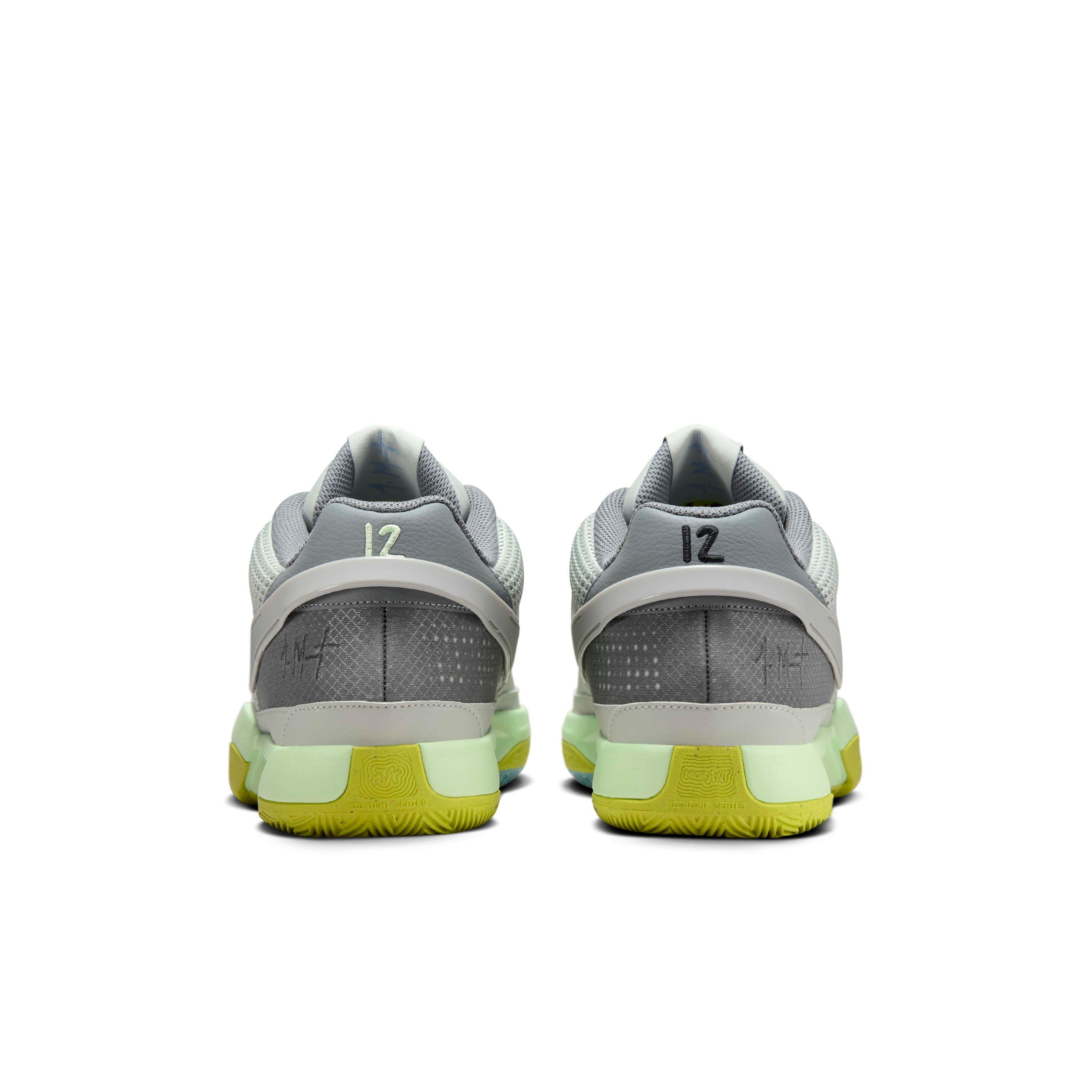Nike Ja 1 Grade School Boys' "Light Silver/Cyber/Cool Grey/Granite" Basketball Shoe