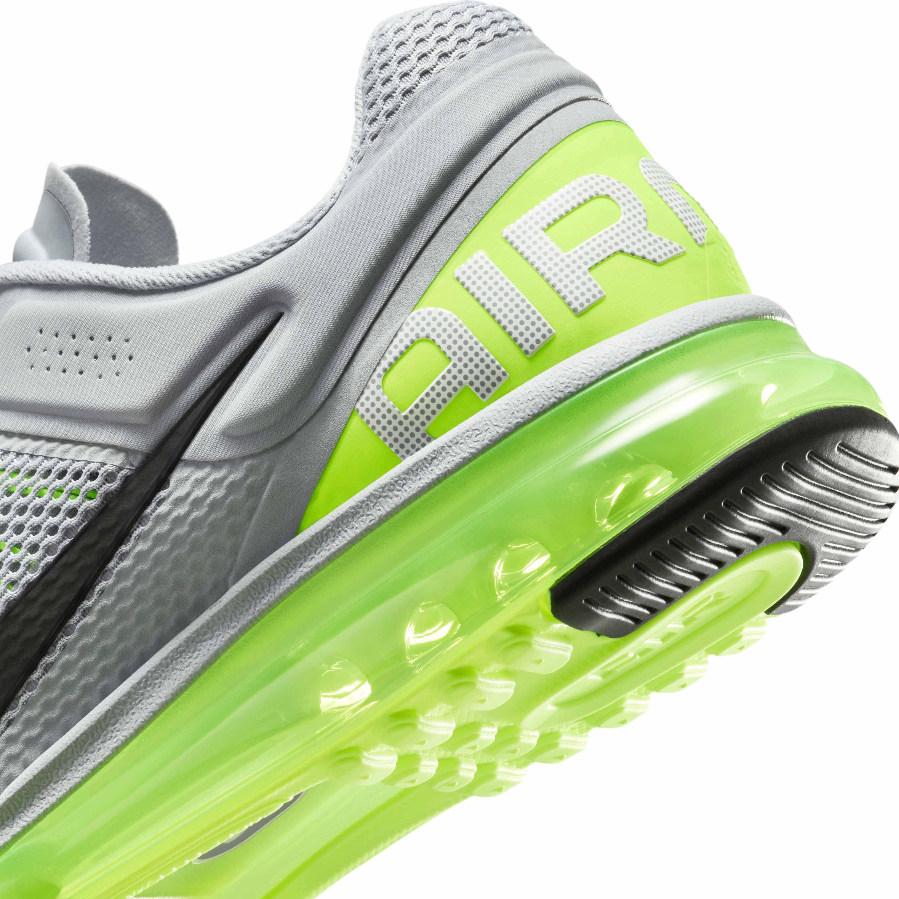 Nike Air Max 2013 "Wolf Grey/Volt/Black/Black" Men's Shoe - GREY/VOLT/BLACK/BLACK Thumbnail View 8