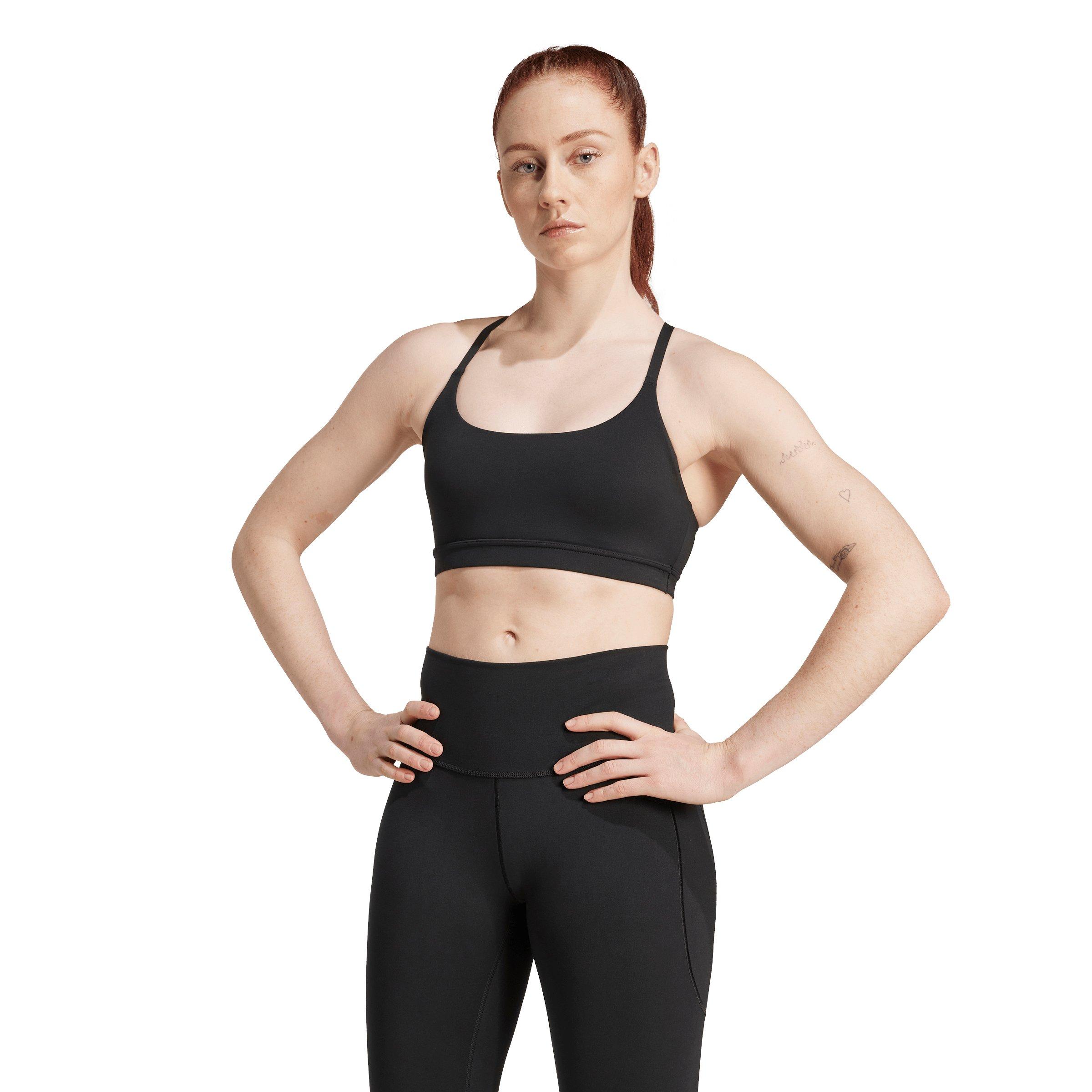 adidas Women's All Me Light Support Bra-Black - BLACK Thumbnail View 1
