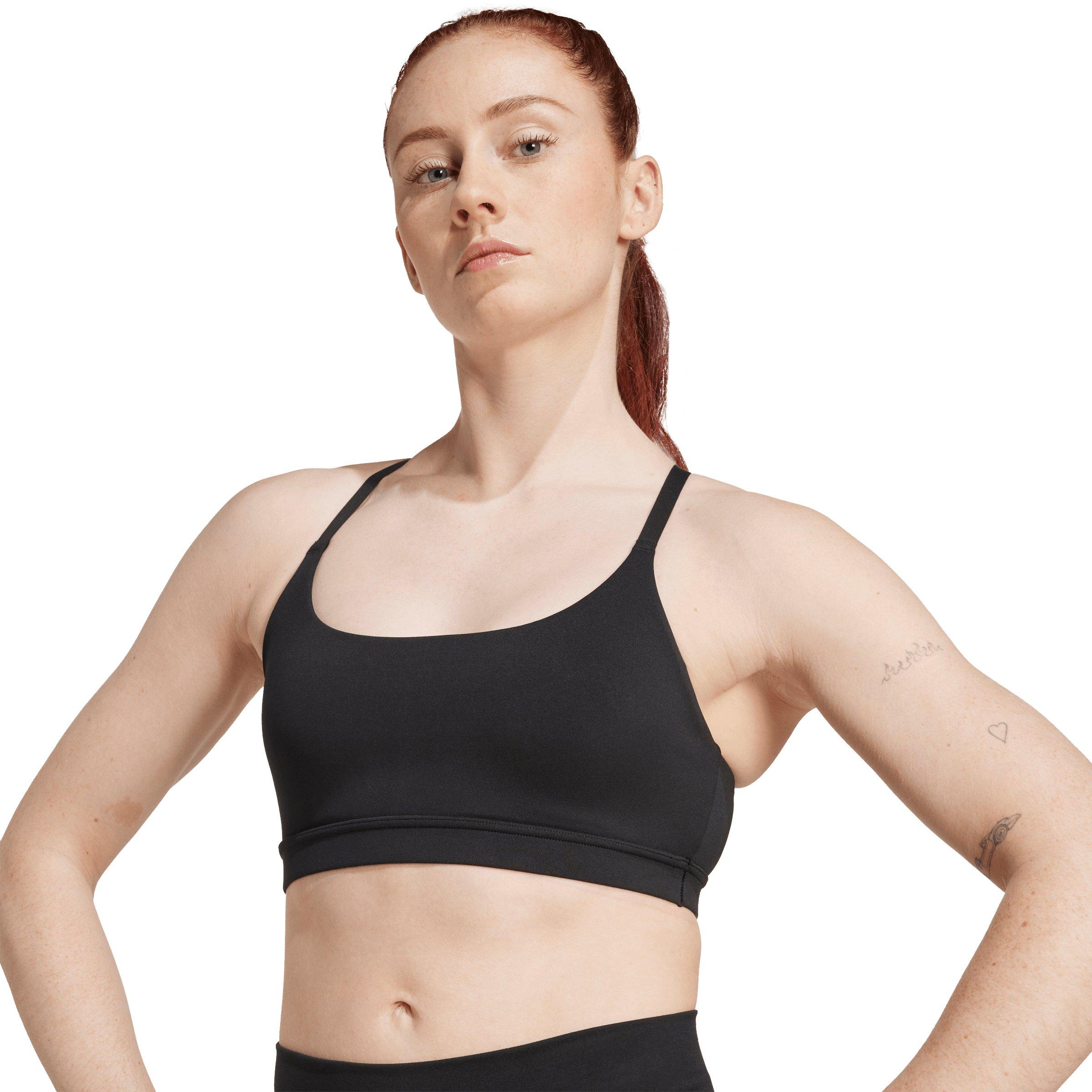adidas Women's All Me Light Support Bra-Black - BLACK Thumbnail View 4