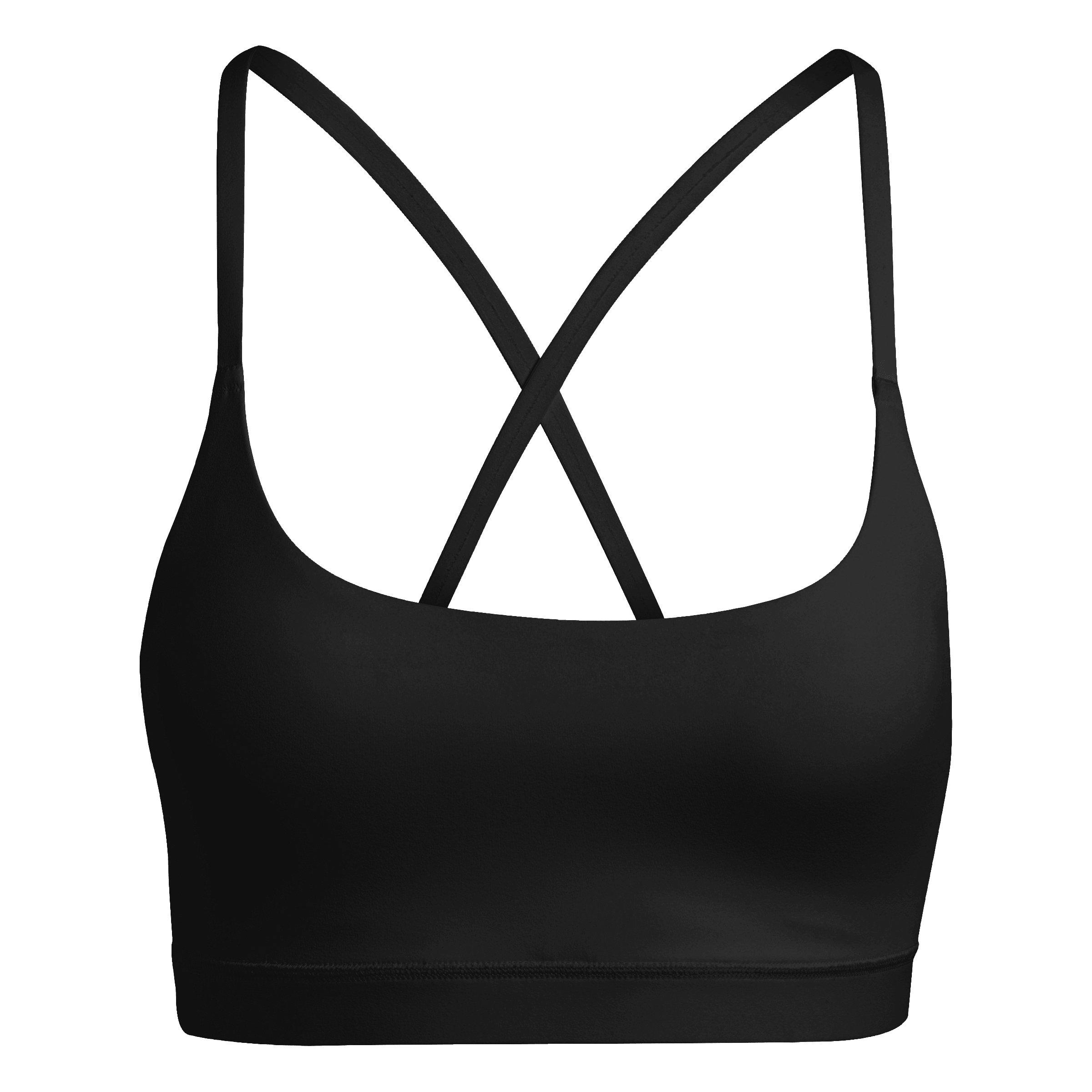 adidas Women's All Me Light Support Bra-Black - BLACK Thumbnail View 6