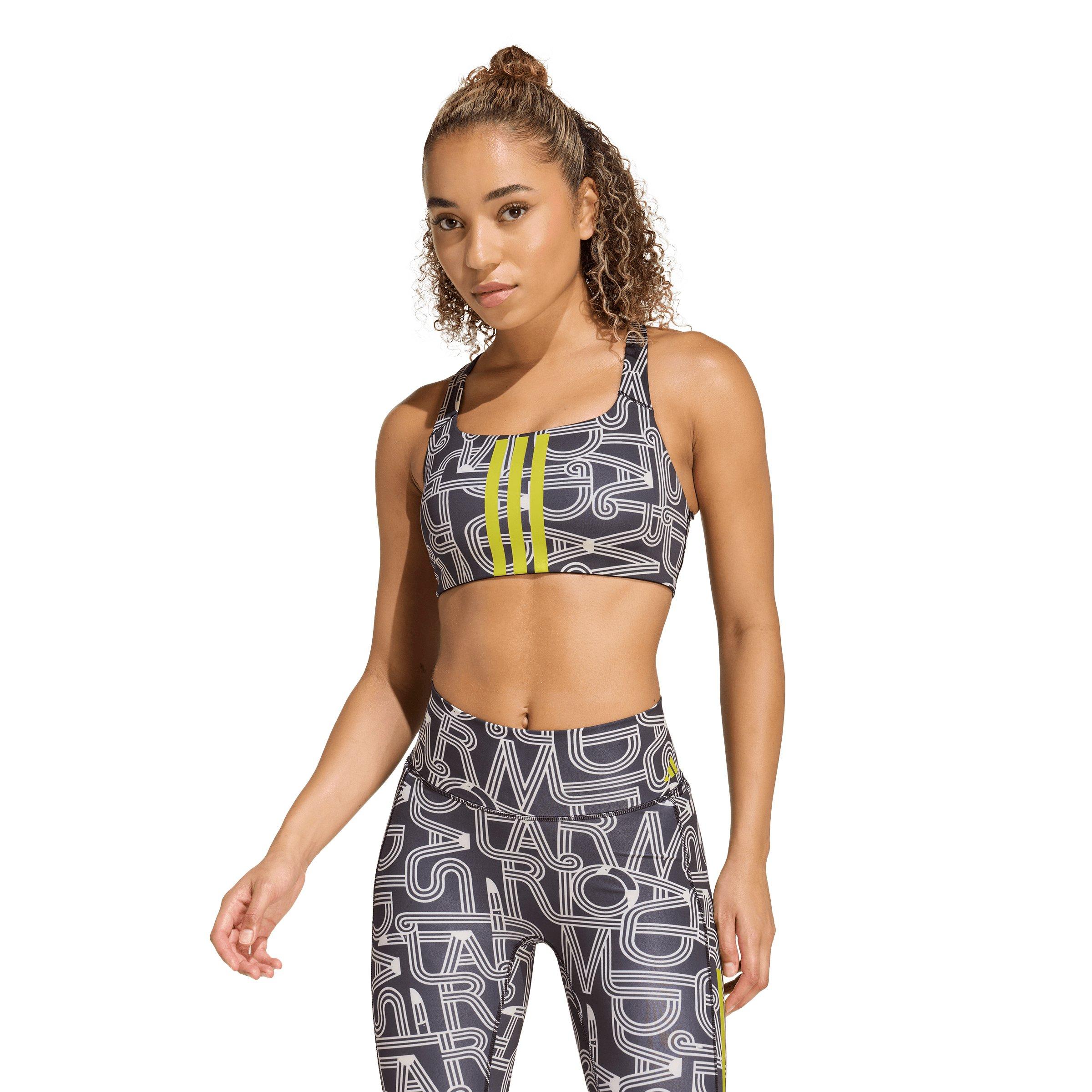 adidas x Farm Rio Women's Optime Medium Support Bra - Black - BLACK Thumbnail View 1