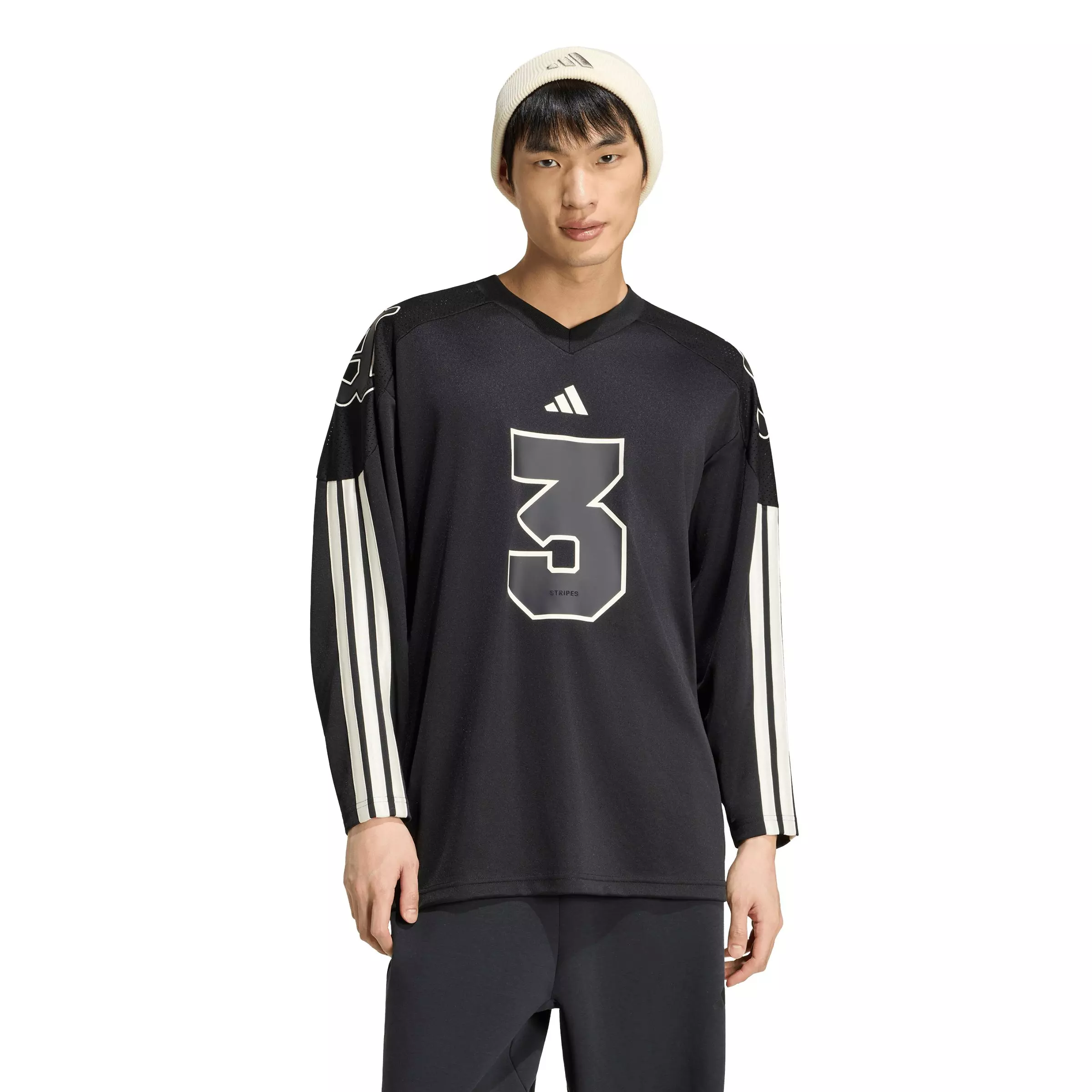 adidas Men's Stadium Jersey T-Shirt - Black - BLACK