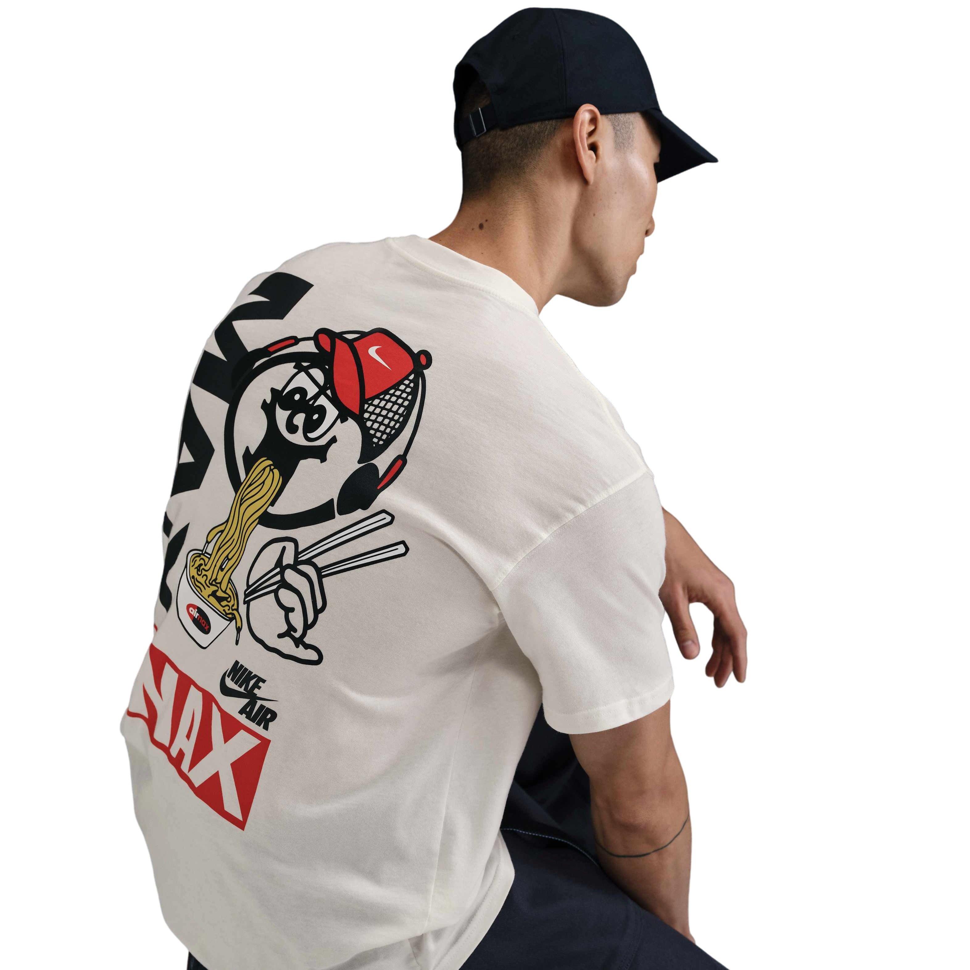 Nike Men's Sportswear Premium Sole Food OC M90 Tee - WHITE Thumbnail View 3