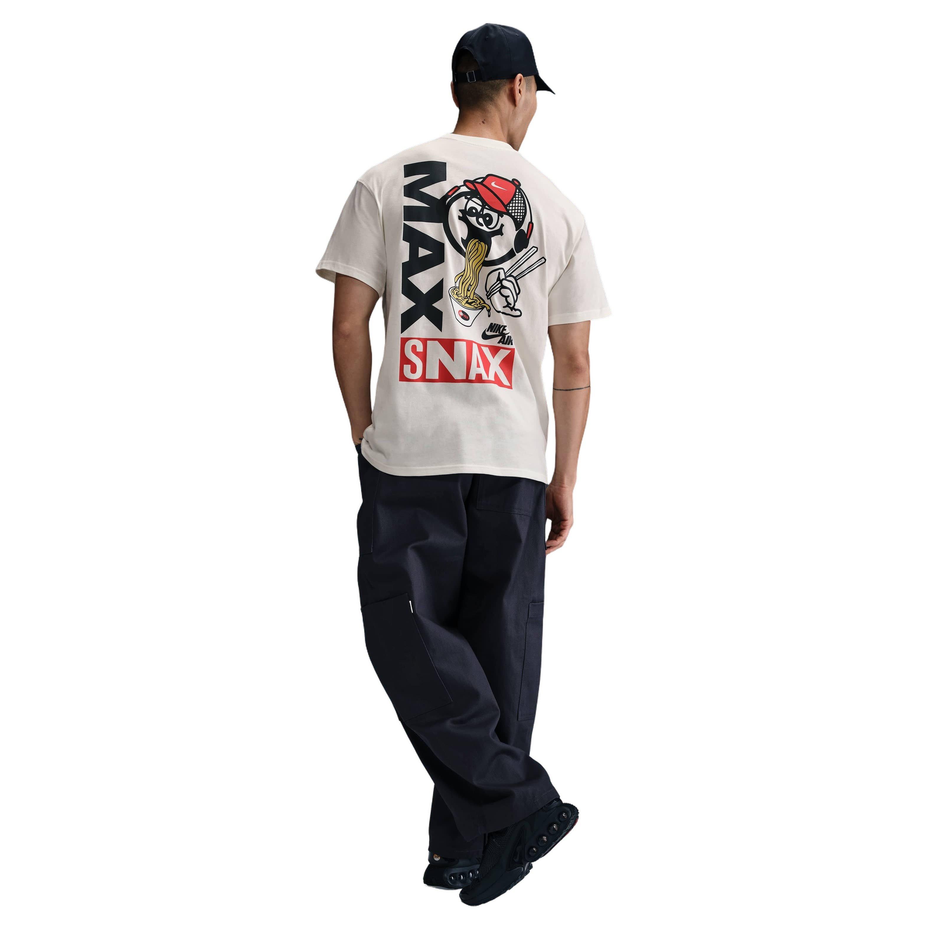 Nike Men's Sportswear Premium Sole Food OC M90 Tee - WHITE Thumbnail View 5