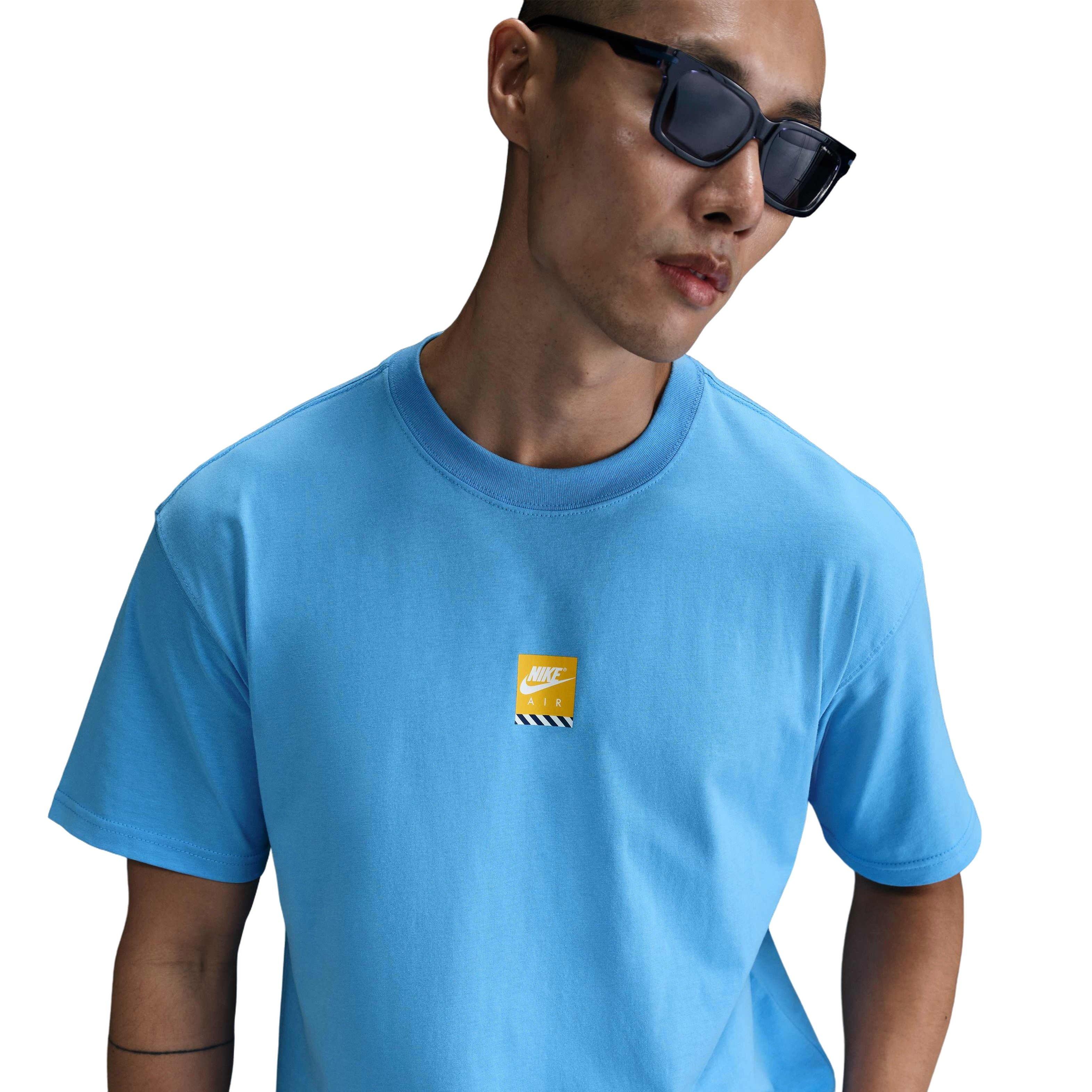 Nike Men's Sportswear Premium Sole Food OC M90 Tee - BLUE Thumbnail View 1