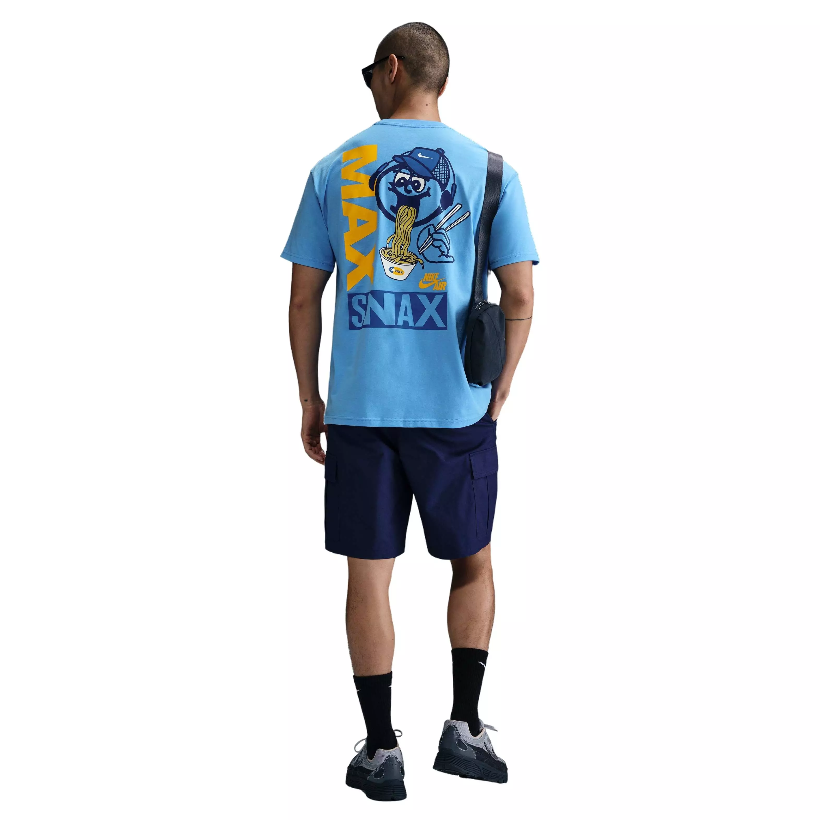 Nike Men's Sportswear Premium Sole Food OC M90 Tee - BLUE