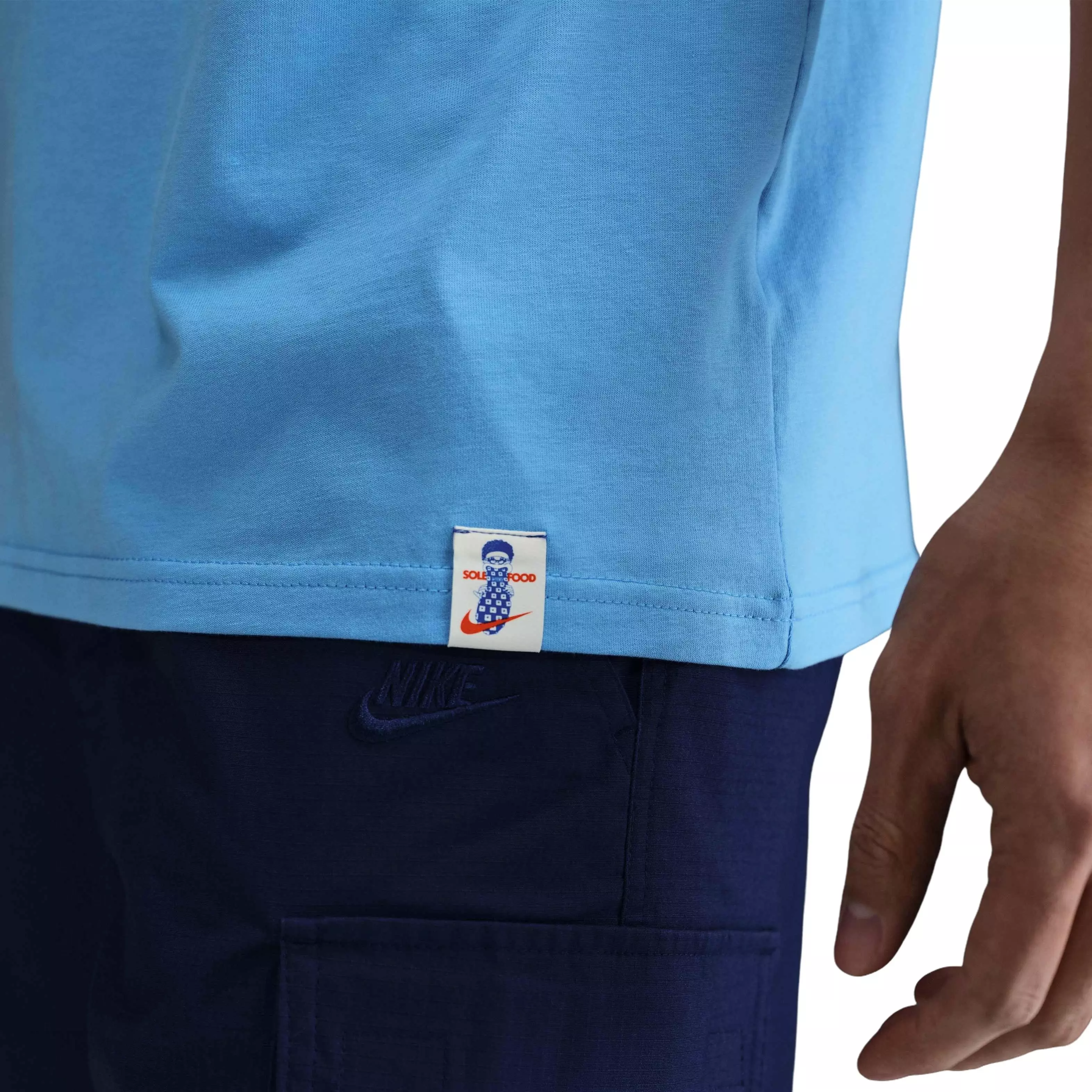 Nike Men's Sportswear Premium Sole Food OC M90 Tee - BLUE