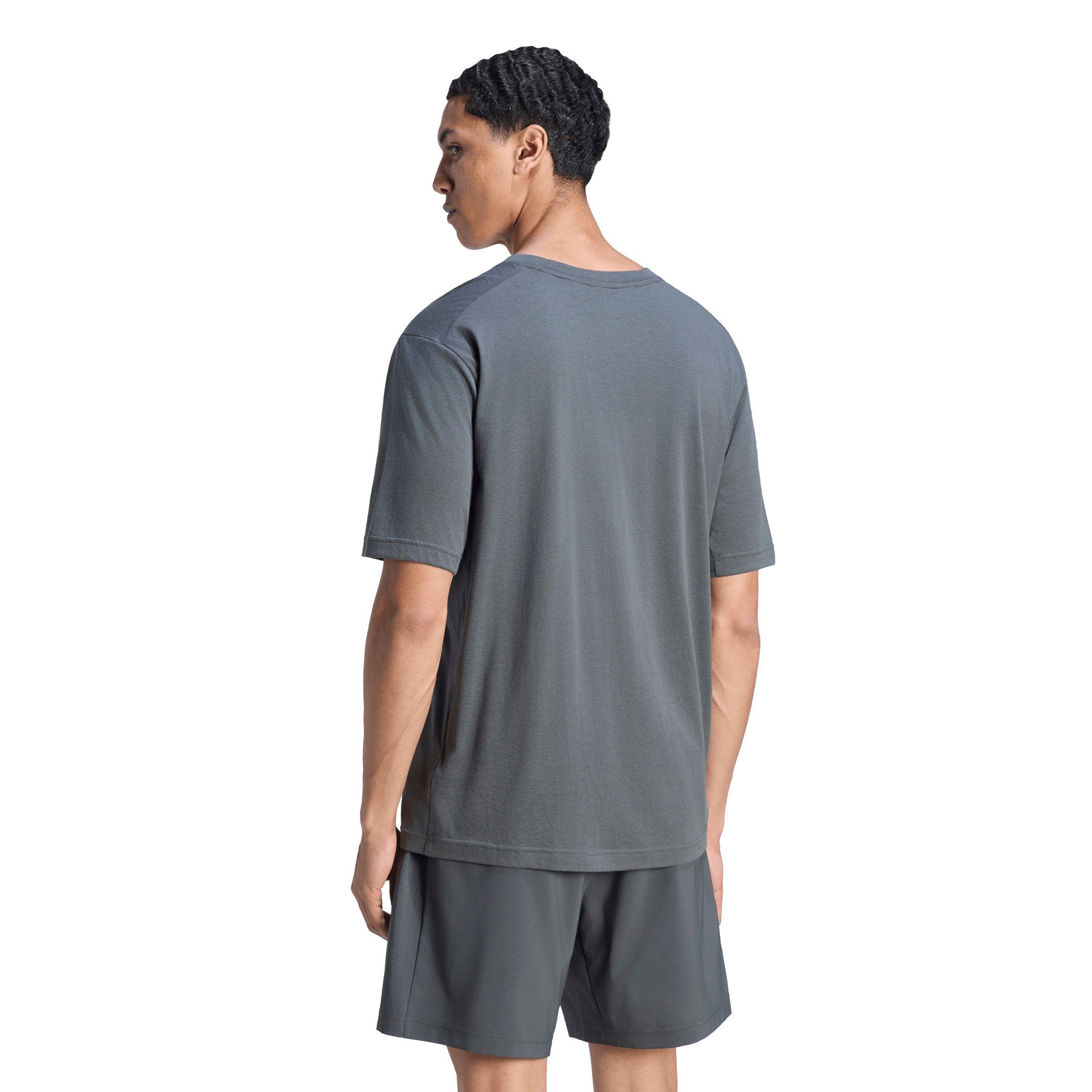 adidas Men's Workout Essentials Feelready T-Shirt -Ivy Grey - IVY GREY