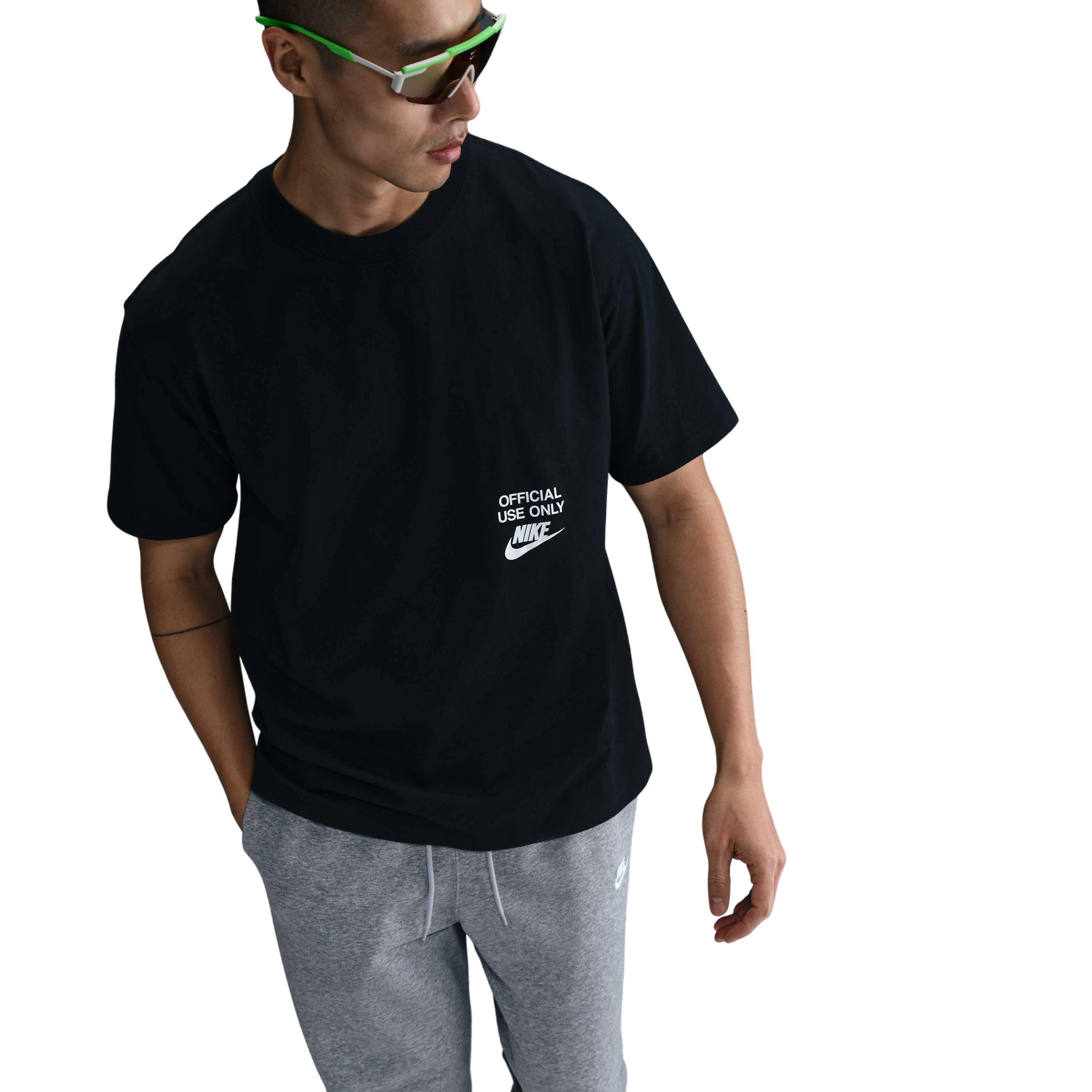 Nike Men's Sportswear M90 OC Remix Tee -Black - BLACK Thumbnail View 1