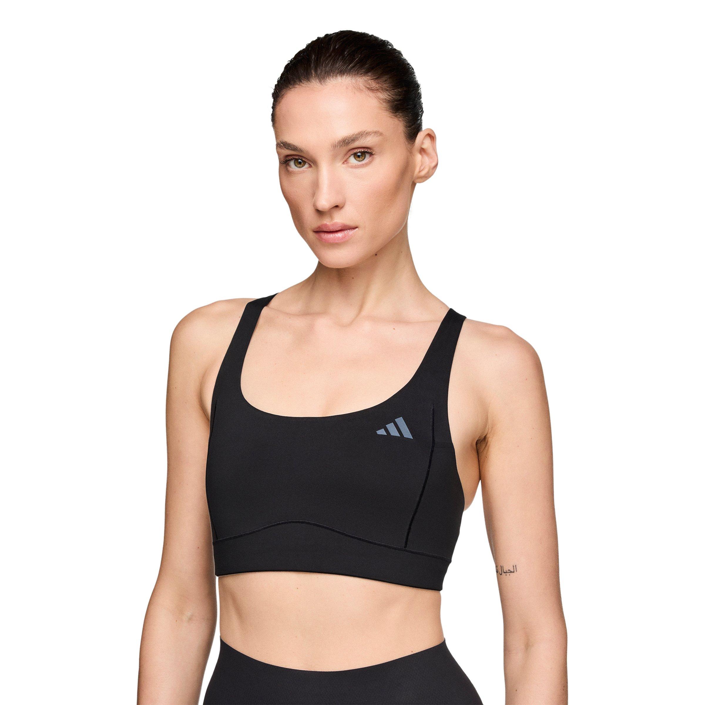 adidas x Entire Studios Optime Training Bra Medium Support-Black - BLACK Thumbnail View 5