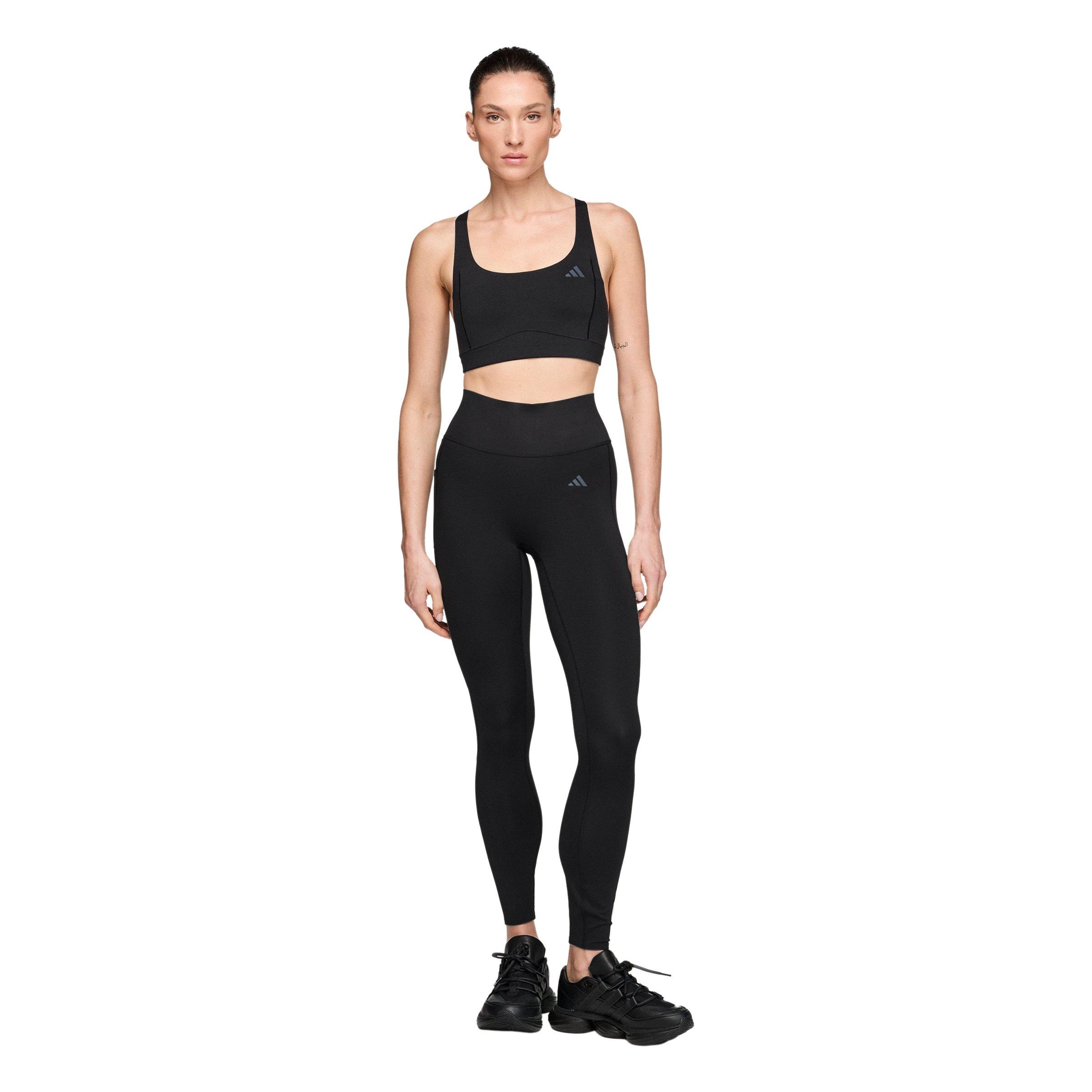 adidas x Entire Studios Optime Training Bra Medium Support-Black - BLACK Thumbnail View 6