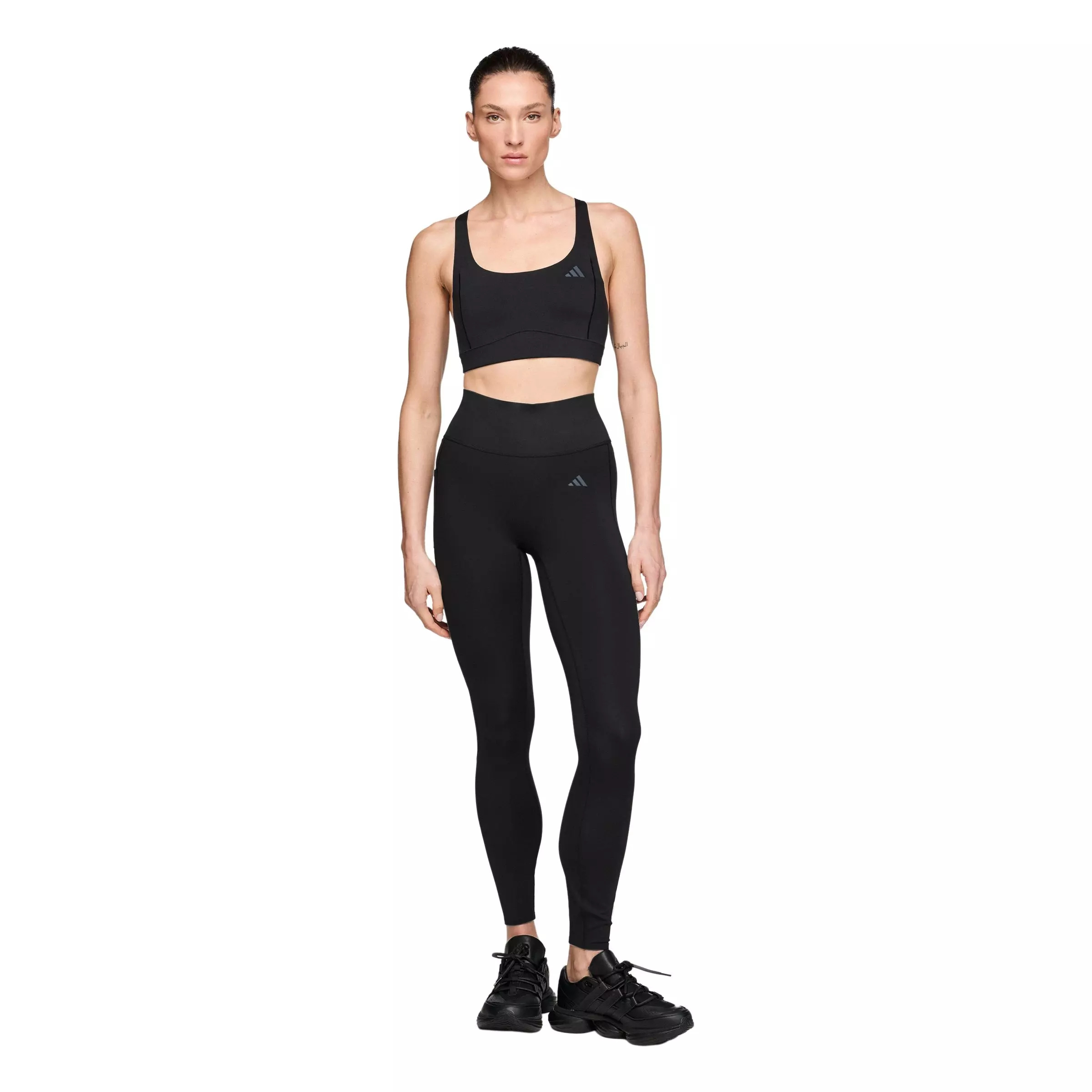 adidas x Entire Studios Optime Training Bra Medium Support-Black - BLACK