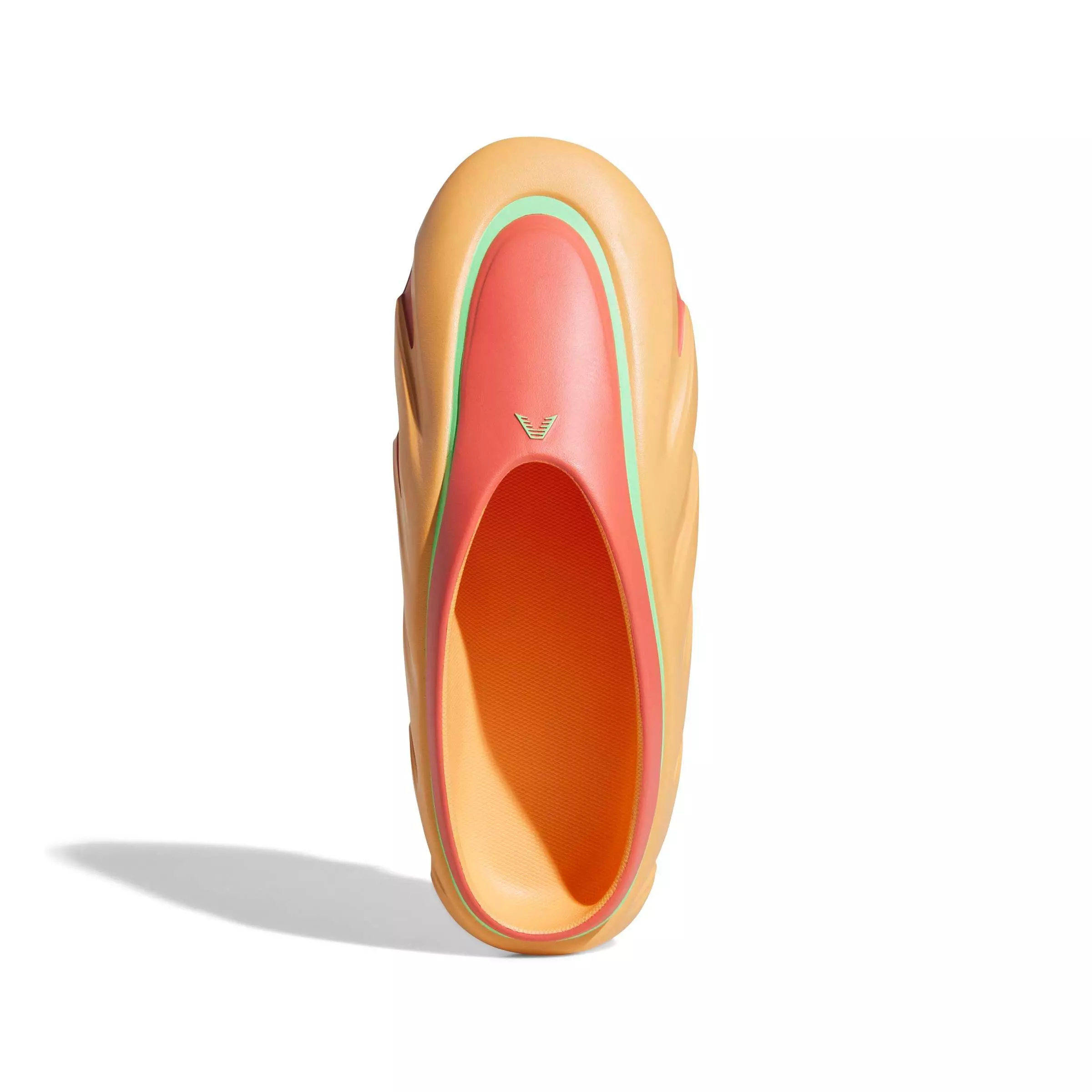 adidas Anthony Edwards Adifoam "Acid Orange" Men's Mule - ORANGE/CORAL