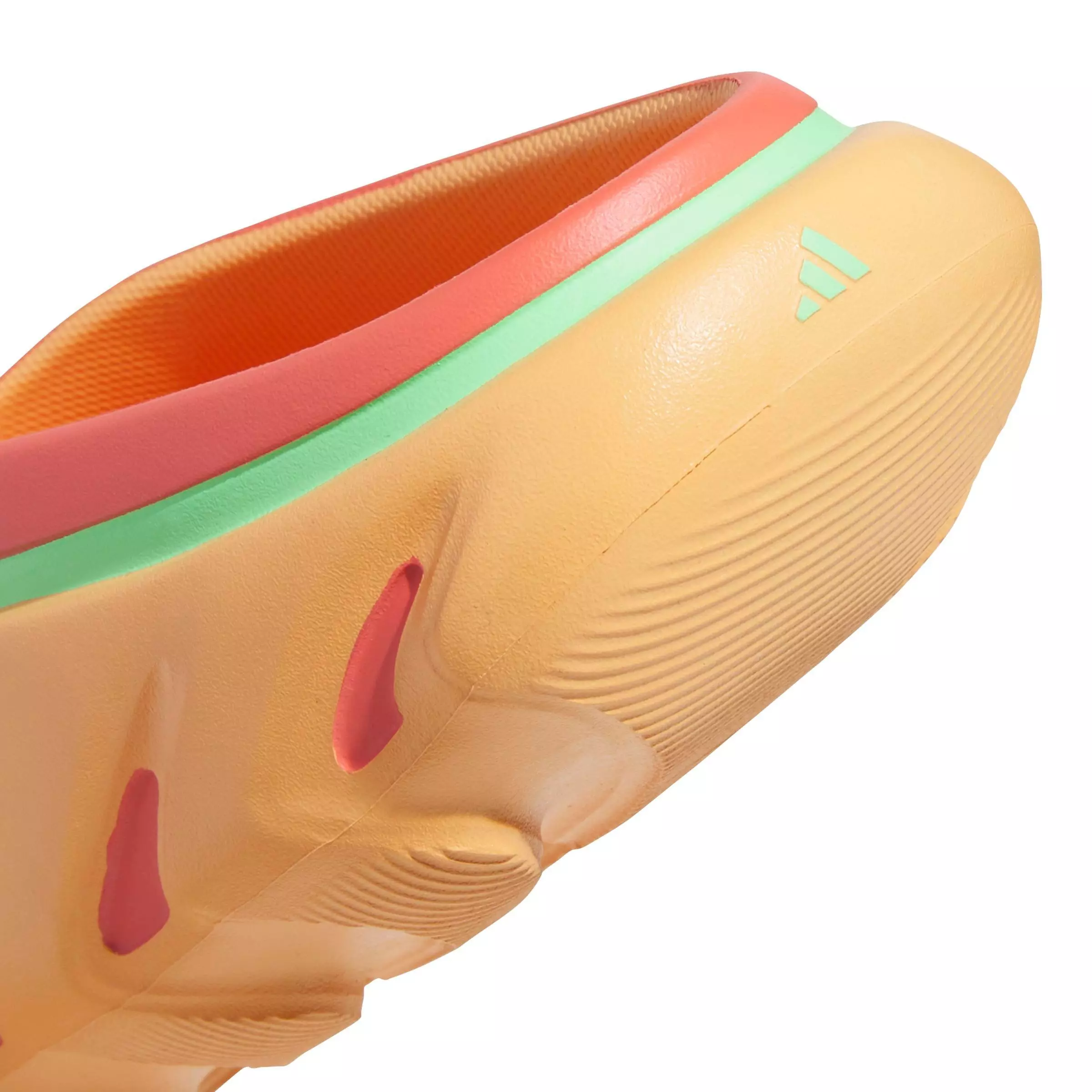 adidas Anthony Edwards Adifoam "Acid Orange" Men's Mule - ORANGE/CORAL