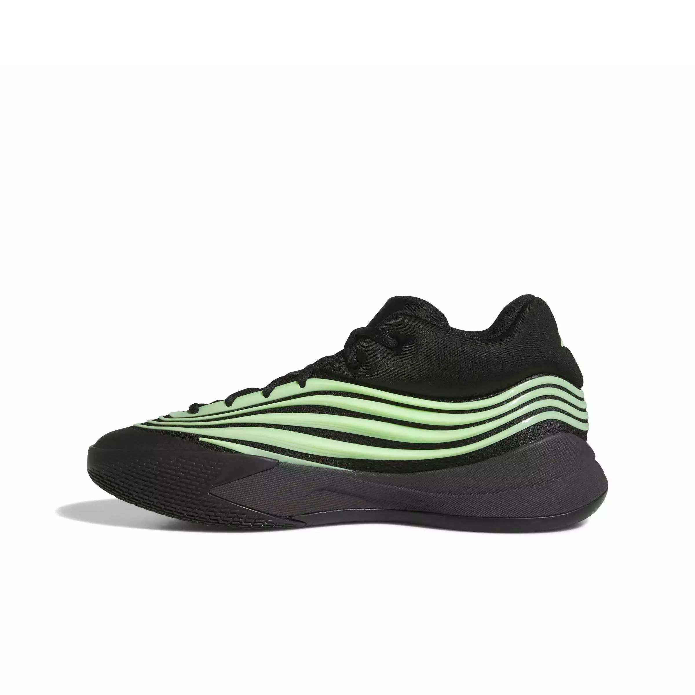 adidas Dame X "Utility Black/Green Spark/Core Black" Men's Basketball Shoe - BLACK/GREEN/BLACK
