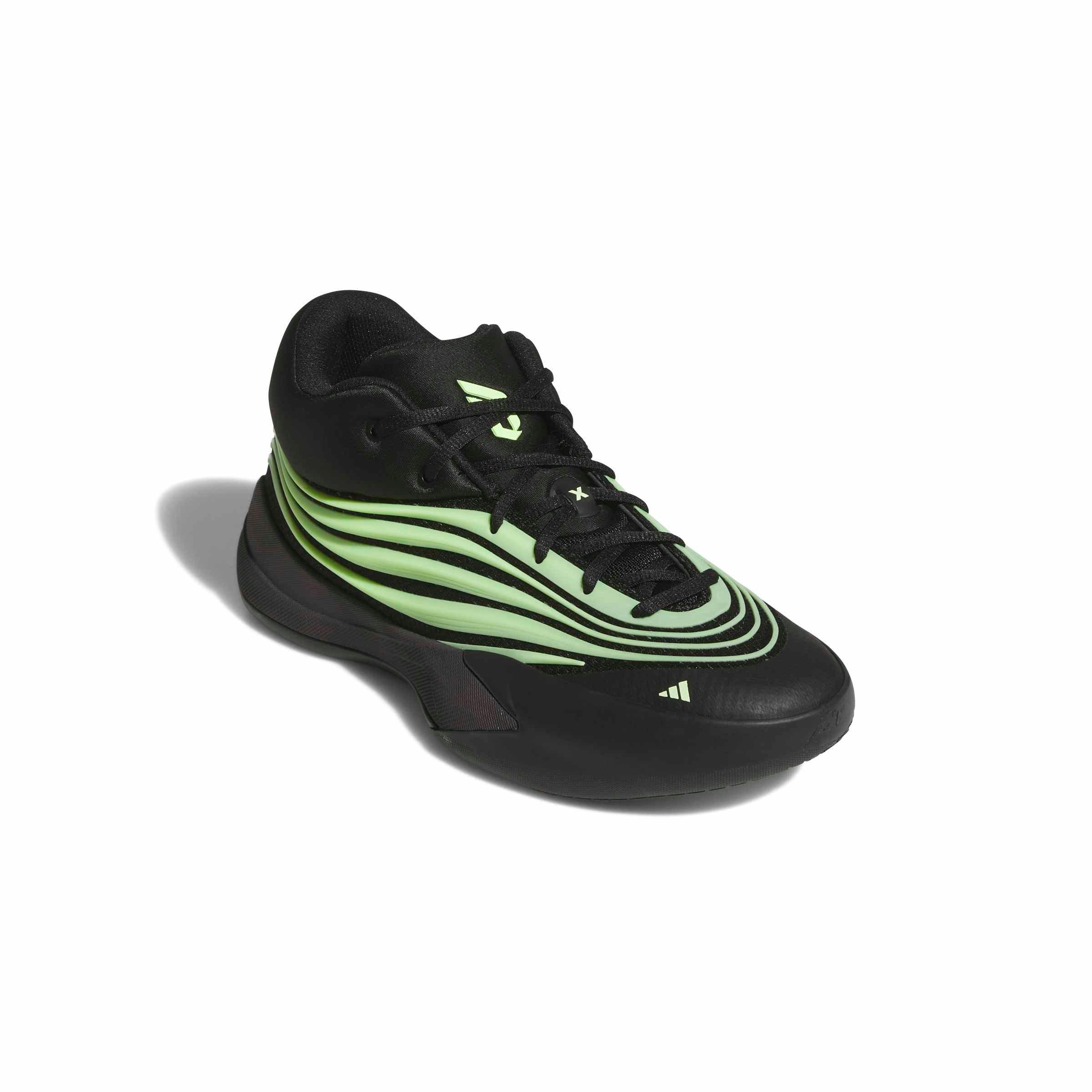 adidas Dame X "Utility Black/Green Spark/Core Black" Men's Basketball Shoe - BLACK/GREEN/BLACK