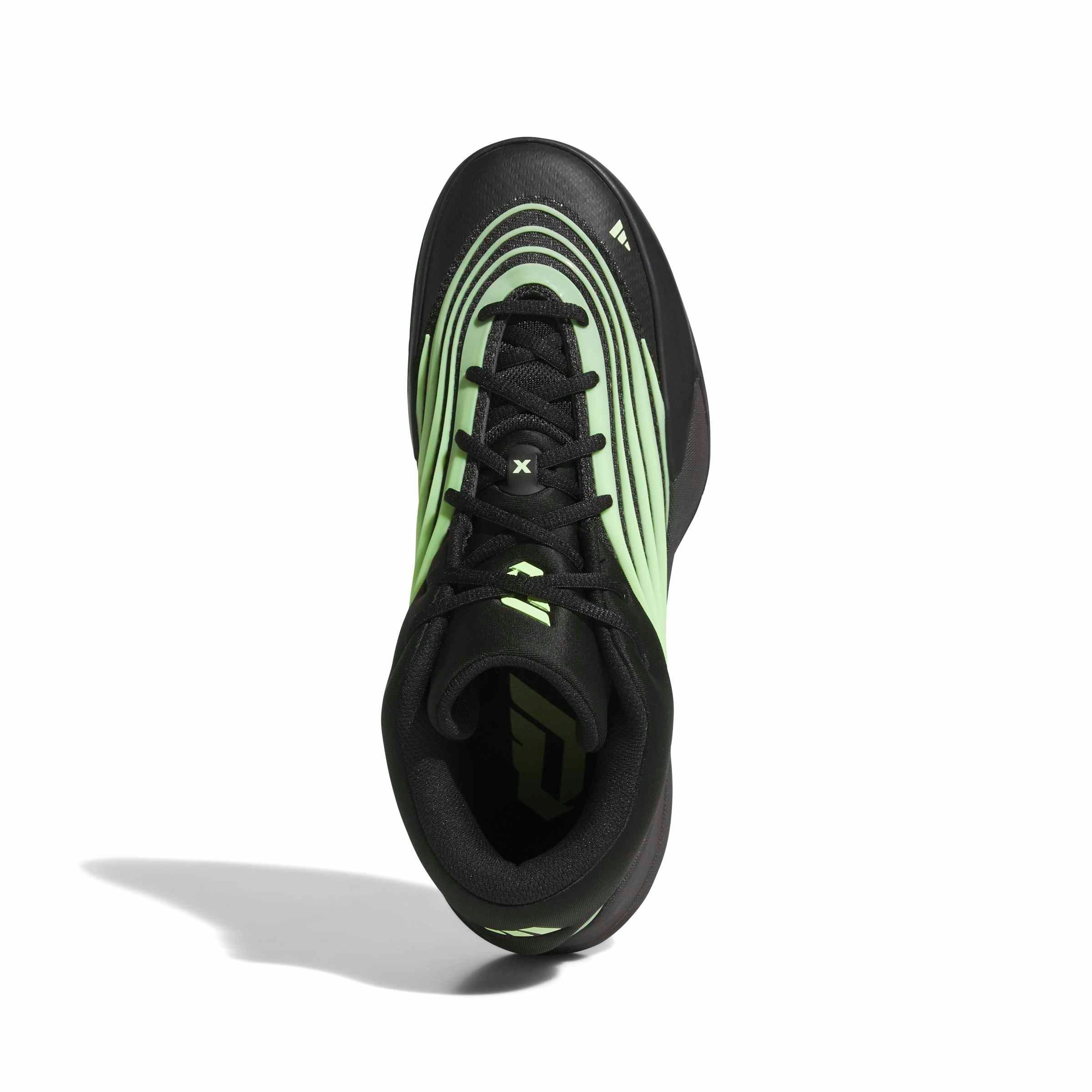 adidas Dame X "Utility Black/Green Spark/Core Black" Men's Basketball Shoe - BLACK/GREEN/BLACK