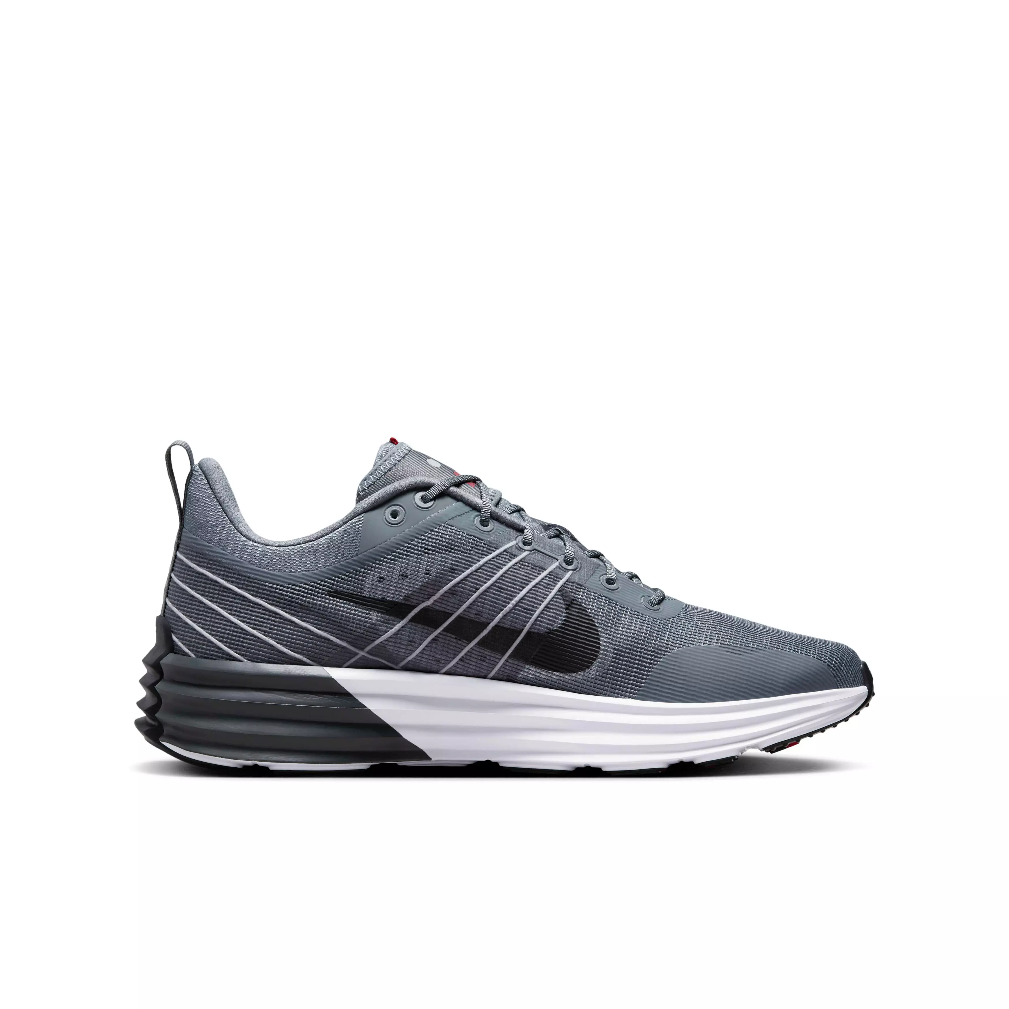 Nike Lunar Roam "Cool Grey/Wolf Grey/University Red/Anthracite" Grade School Boys' Shoe - GREY/GREY/RED/ANTHRACITE