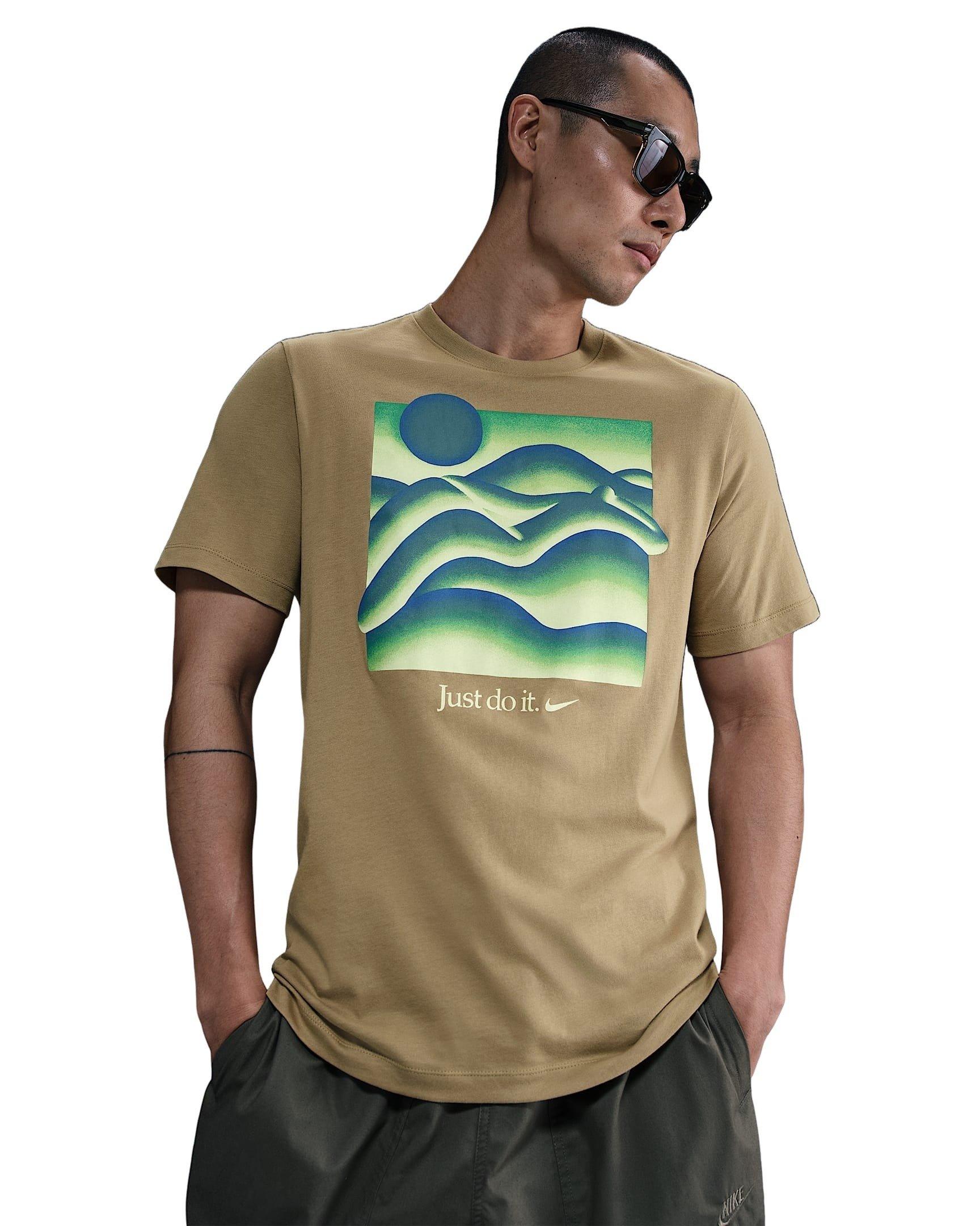 Nike Men's Sportswear Premium OC Sustainability 2 Tee - BEIGE Thumbnail View 1