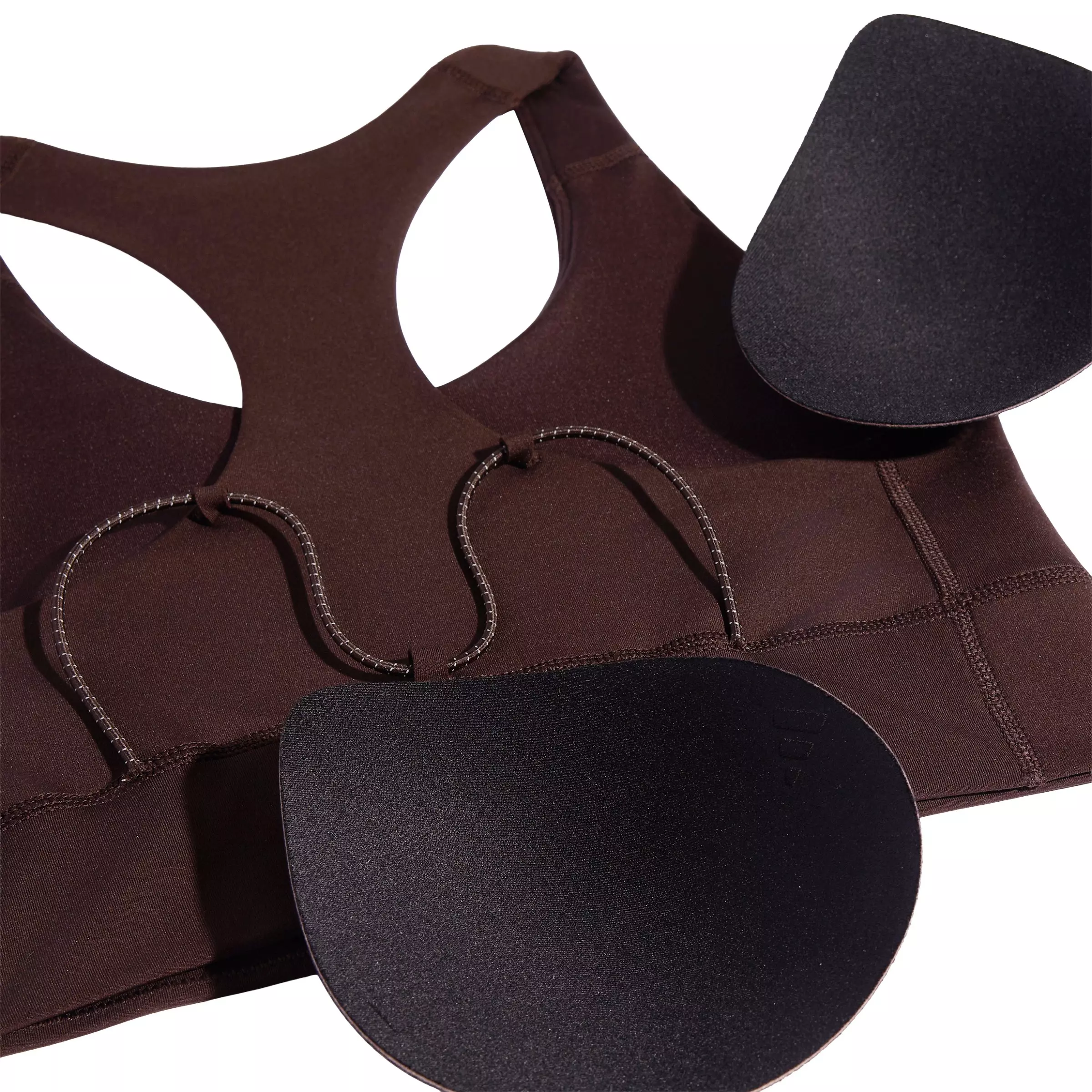 adidas Women's adi365 Running Pocket Medium Support Bra - Brown - BROWN