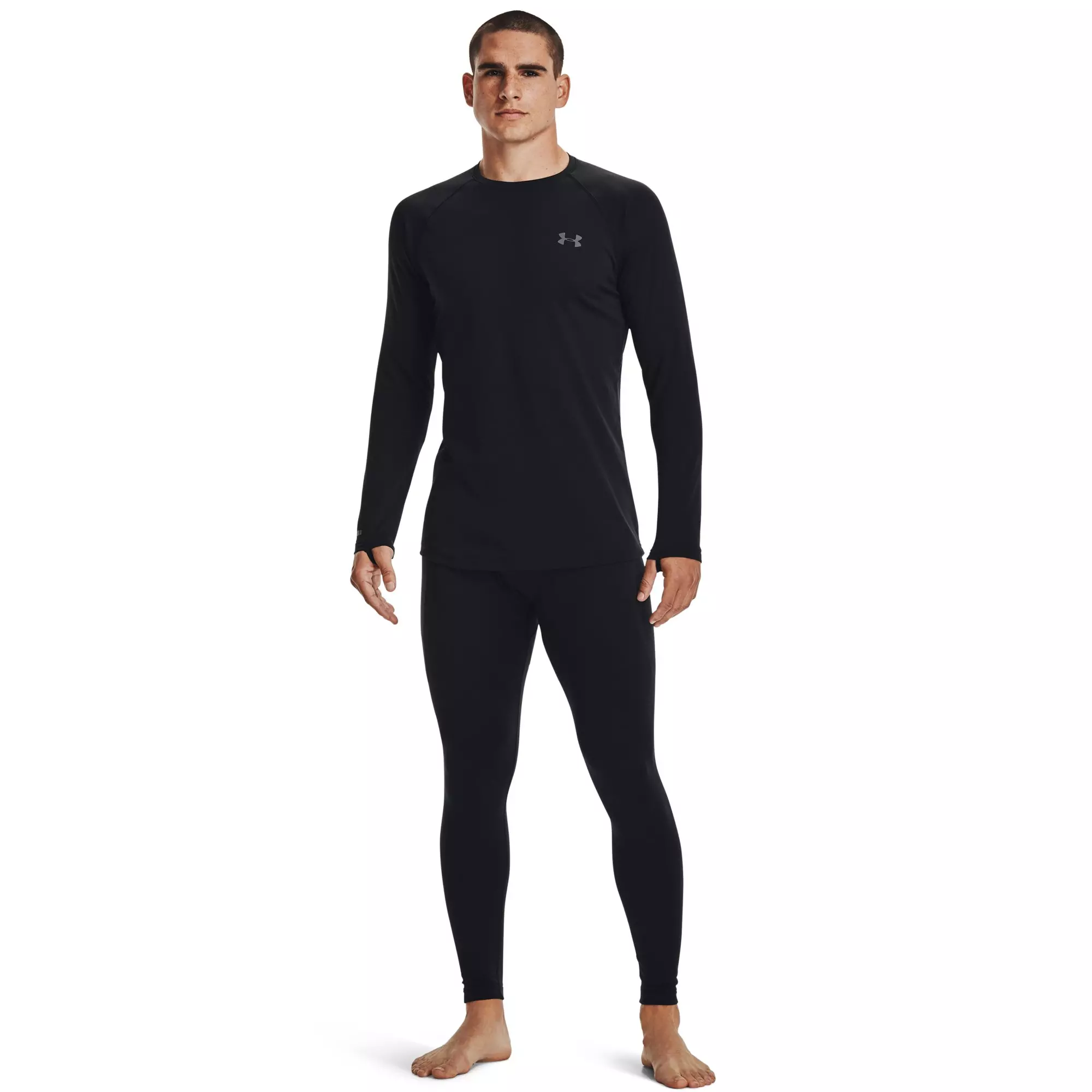 Under Armour Men's ColdGear® Base 3.0 Crew - BLACK