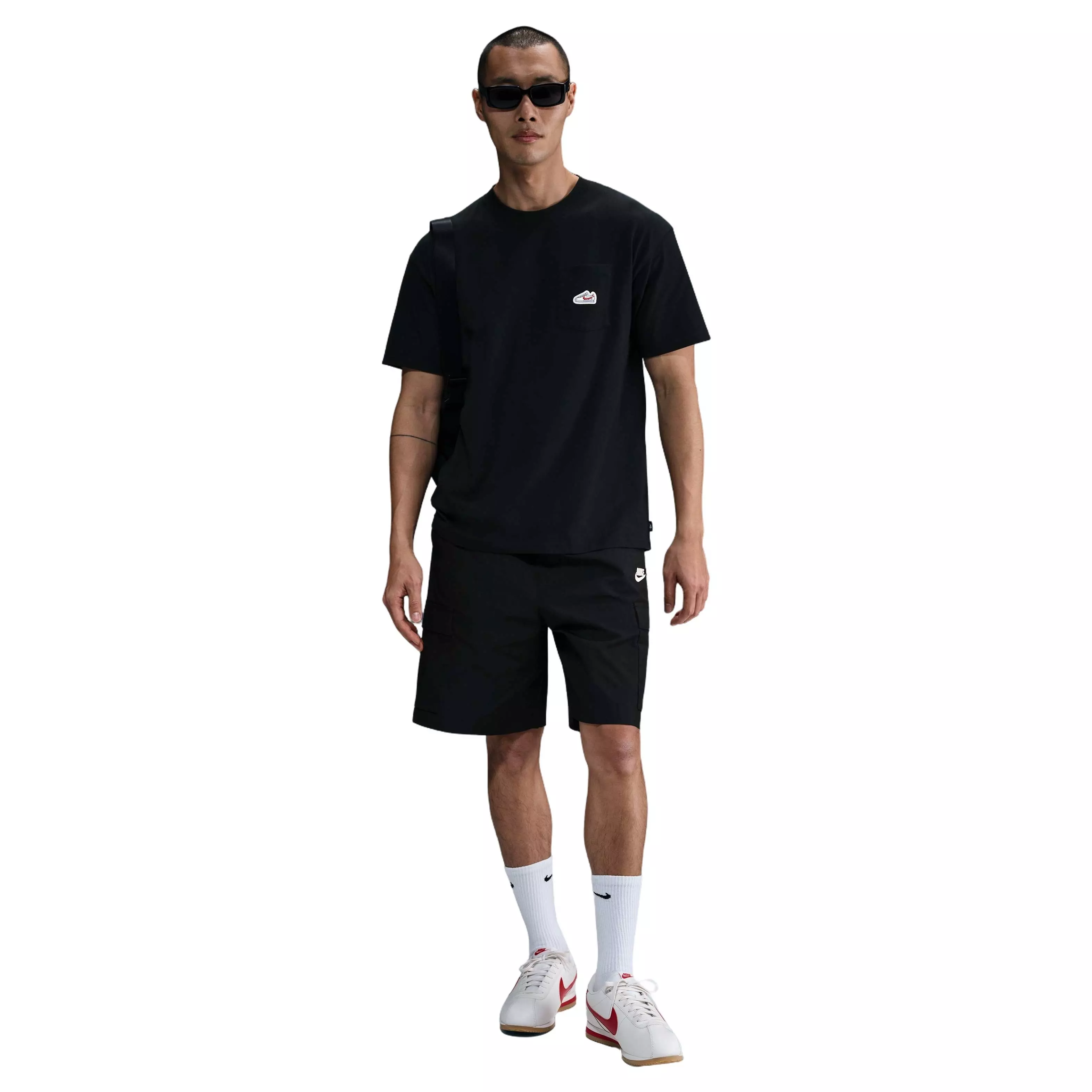 Nike Men's Sportswear Sneaker Patch Pocket M90 Tee - BLACK