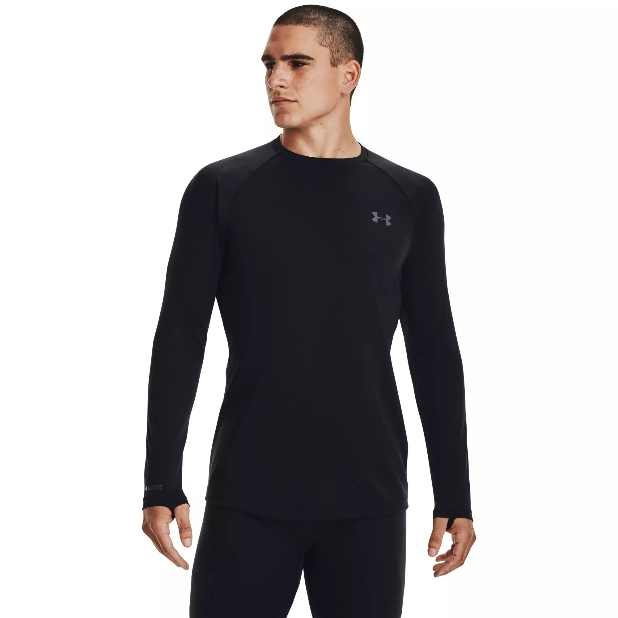 Under Armour Men's ColdGear® Base 2.0 Crew - BLACK