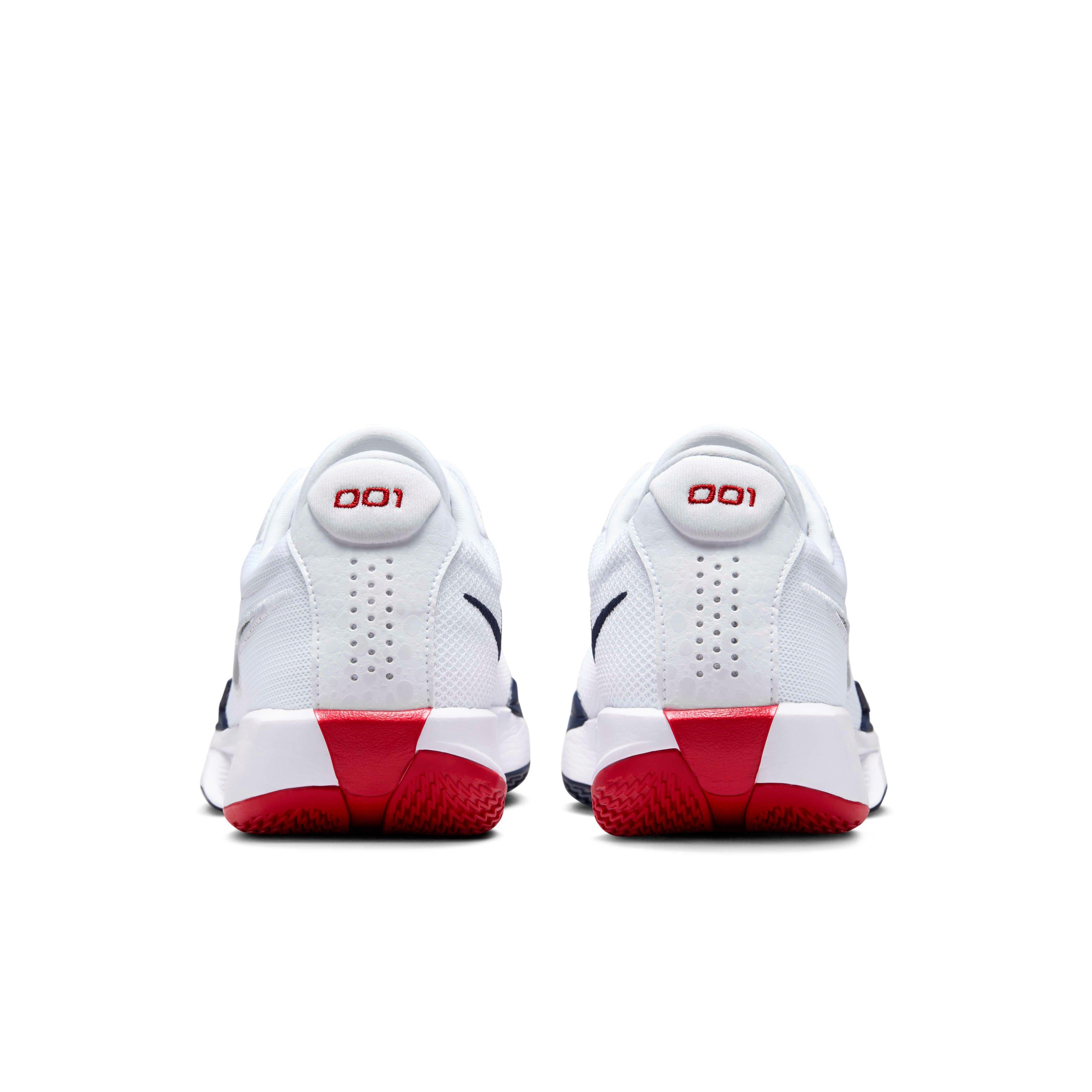 Nike G.T. Cut Academy Grade School Boys' "White/Sport Red/Obsidian" Basketball Shoe