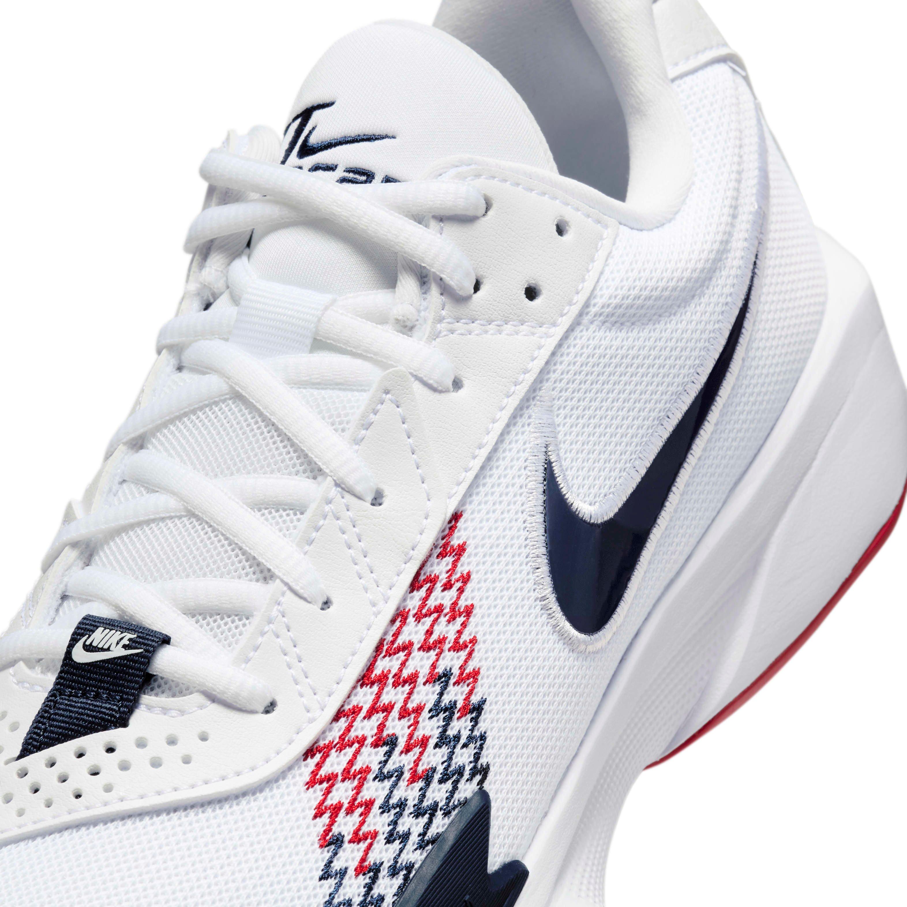 Nike G.T. Cut Academy Grade School Boys' "White/Sport Red/Obsidian" Basketball Shoe