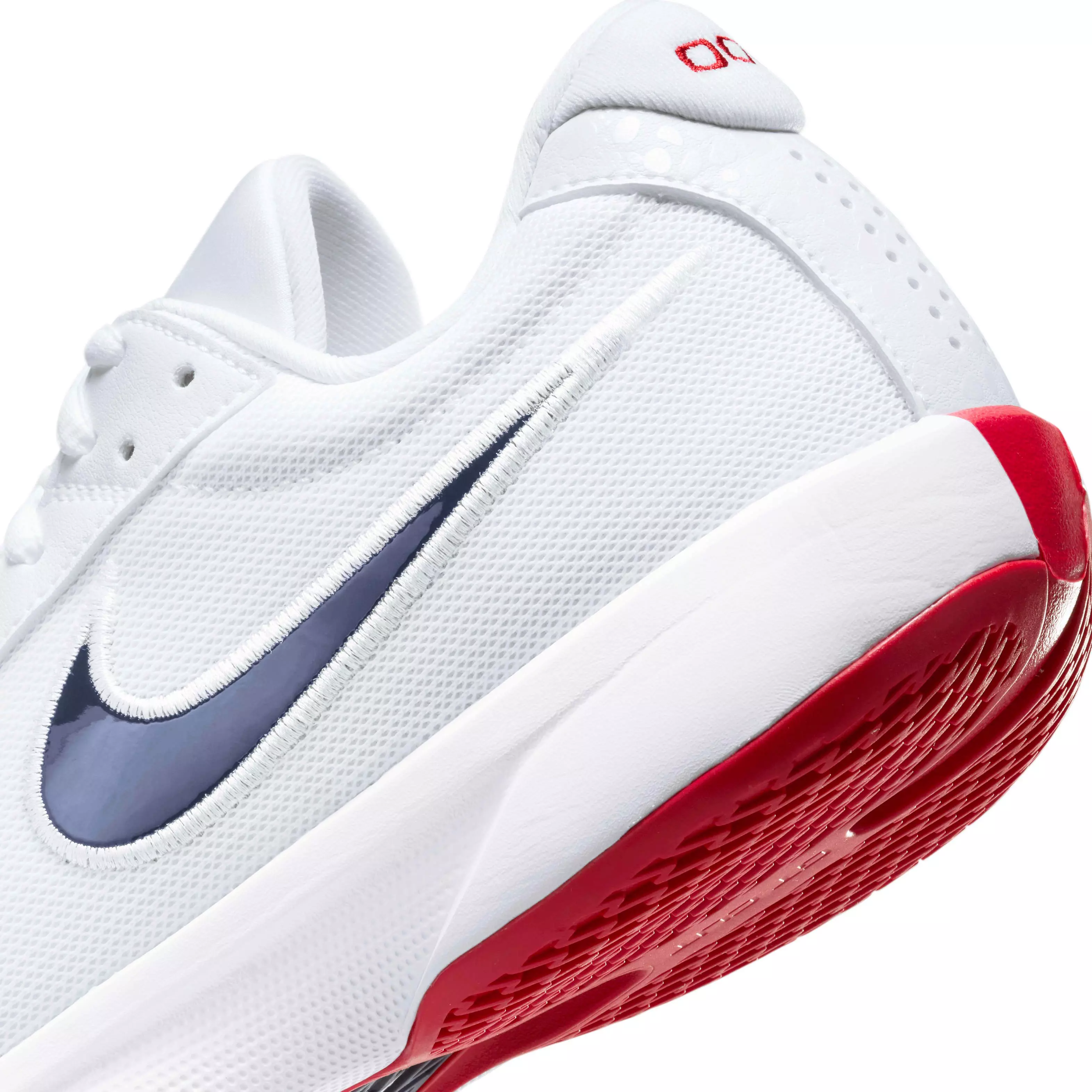Nike G.T. Cut Academy "White/Sport Red/Obsidian" Grade School Boys' Basketball Shoe - WHITE/RED/OBSIDIAN