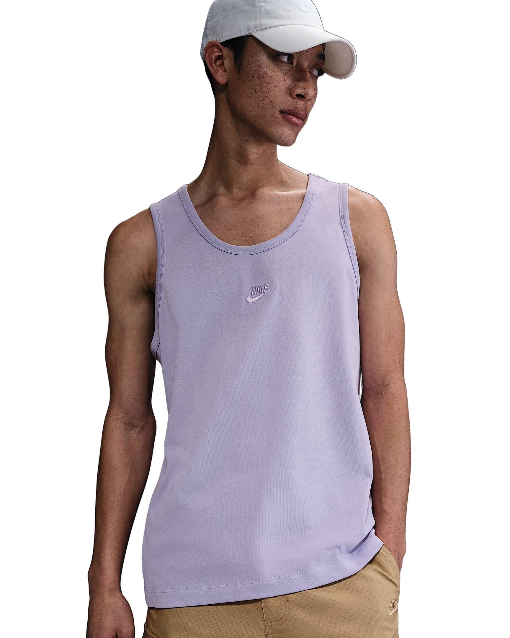Nike Men's Sportswear Premium Essentials Tank - PURPLE Thumbnail View 1