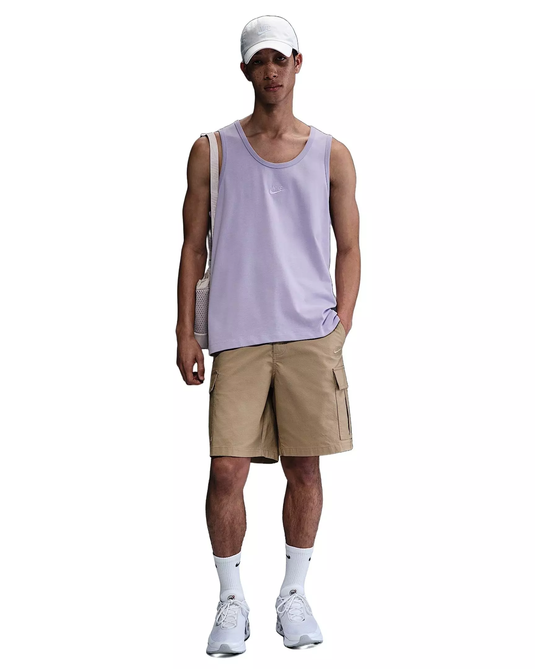Nike Men's Sportswear Premium Essentials Tank - PURPLE
