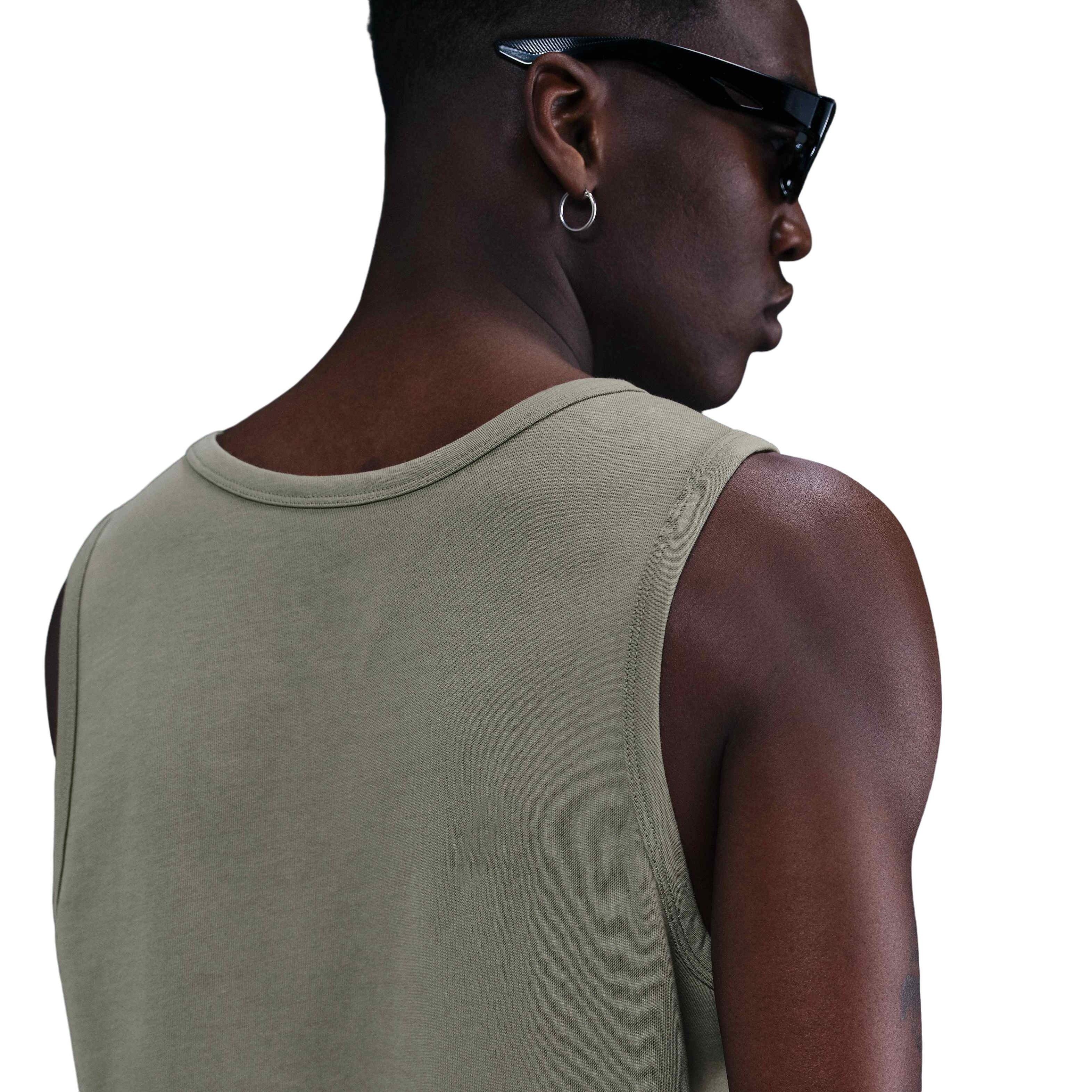 Nike Men's Sportswear Premium Essentials Tank - GREEN Thumbnail View 2