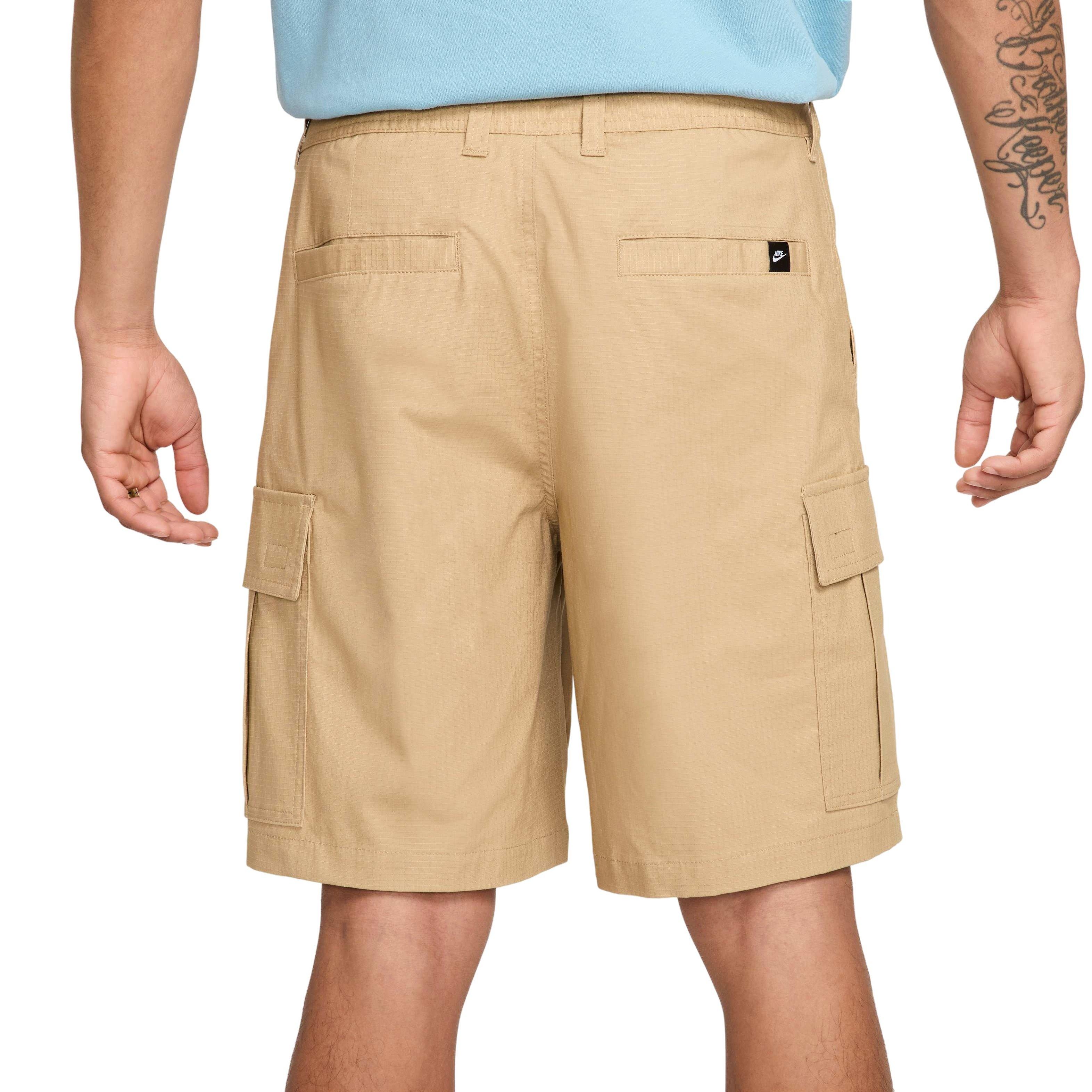 Nike Men's Club Woven Cargo Shorts -Beige - BEIGE Thumbnail View 2