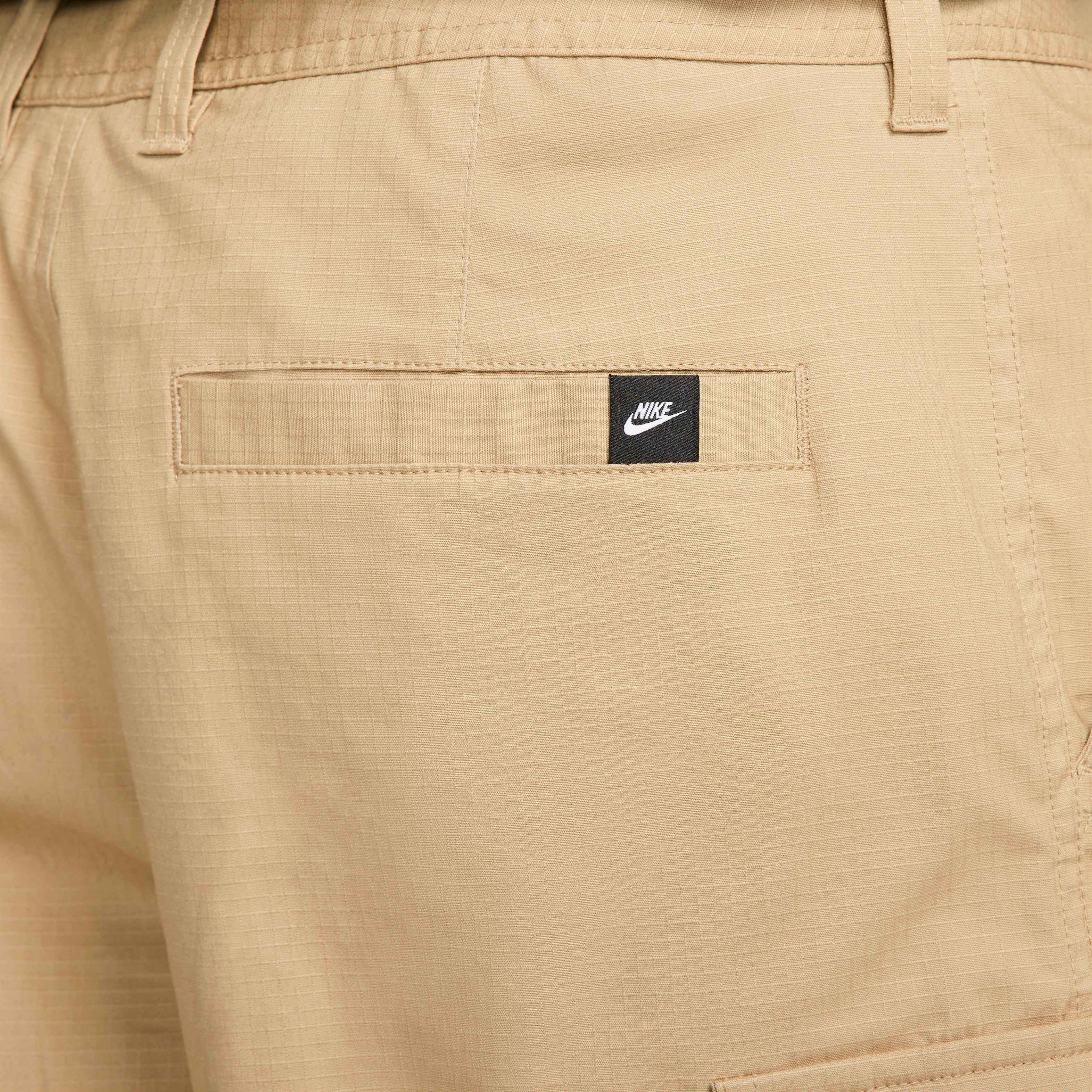 Nike Men's Club Woven Cargo Shorts -Beige - BEIGE Thumbnail View 5