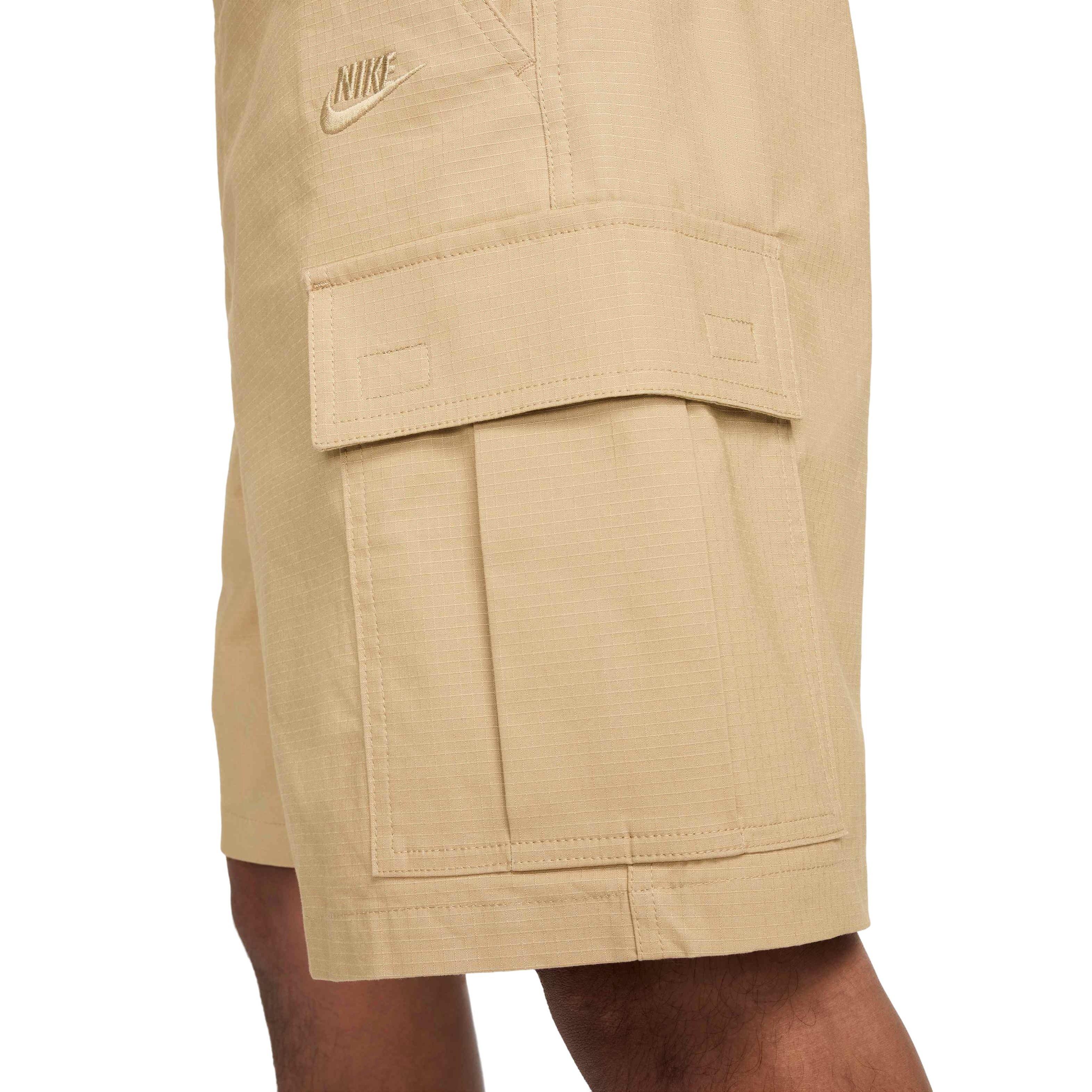 Nike Men's Club Woven Cargo Shorts -Beige - BEIGE Thumbnail View 6