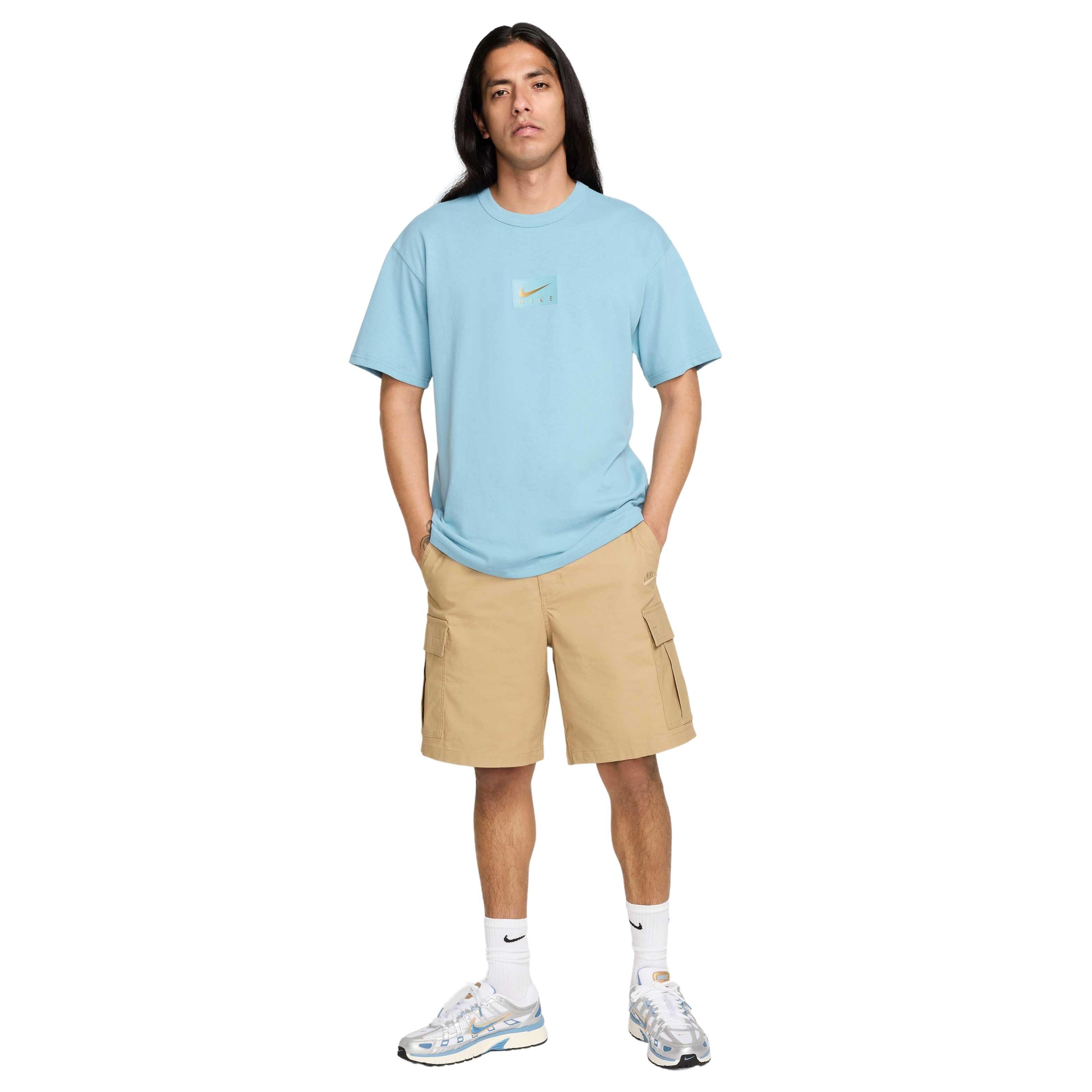 Nike Men's Club Woven Cargo Shorts -Beige - BEIGE Thumbnail View 7