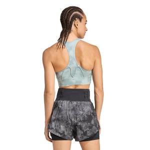 adidas Women's adi365 Running Pocket Graphic Medium Support Bra-Sage Green