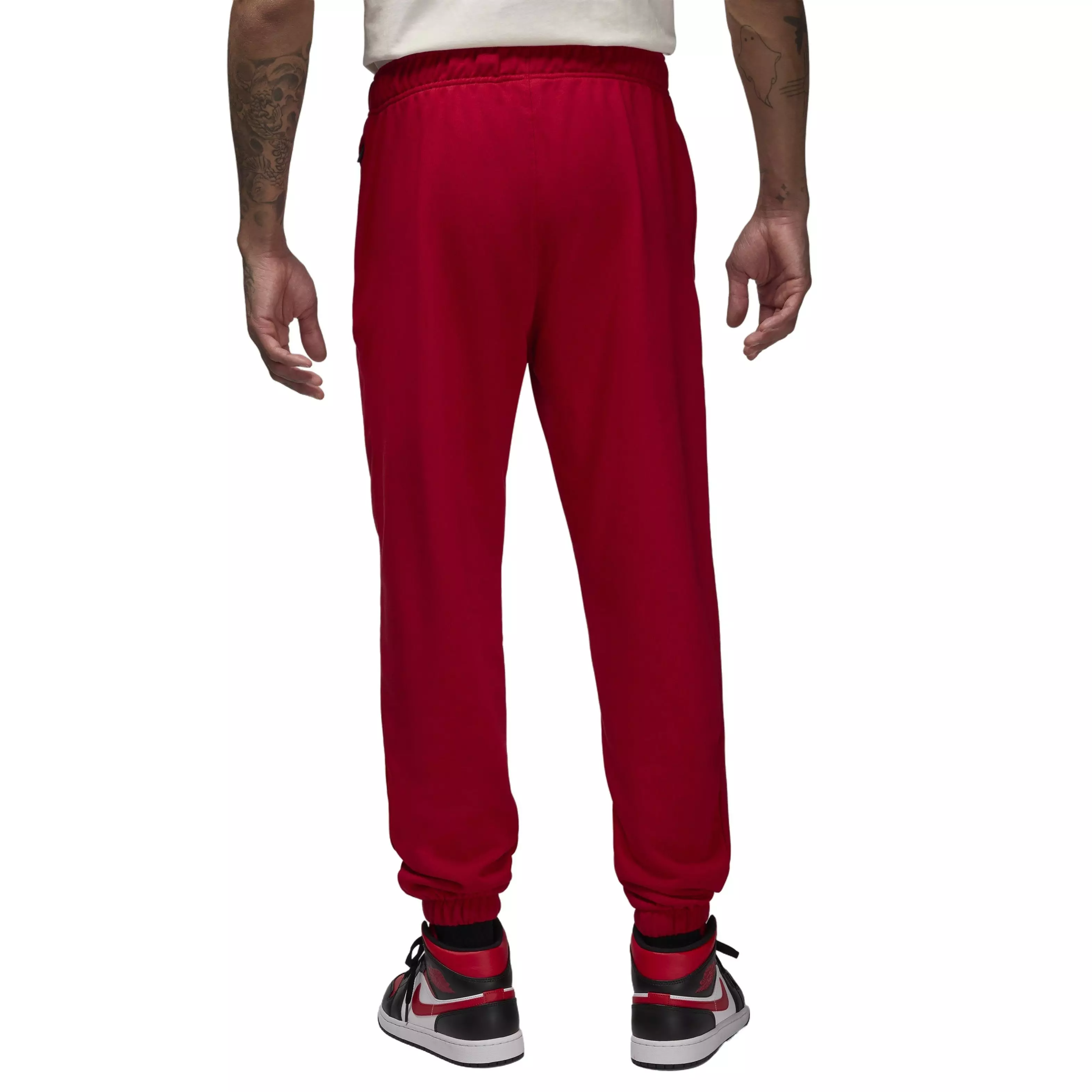 Jordan Men's Sport Crossover Dri-FIT Fleece Pants - Red - RED