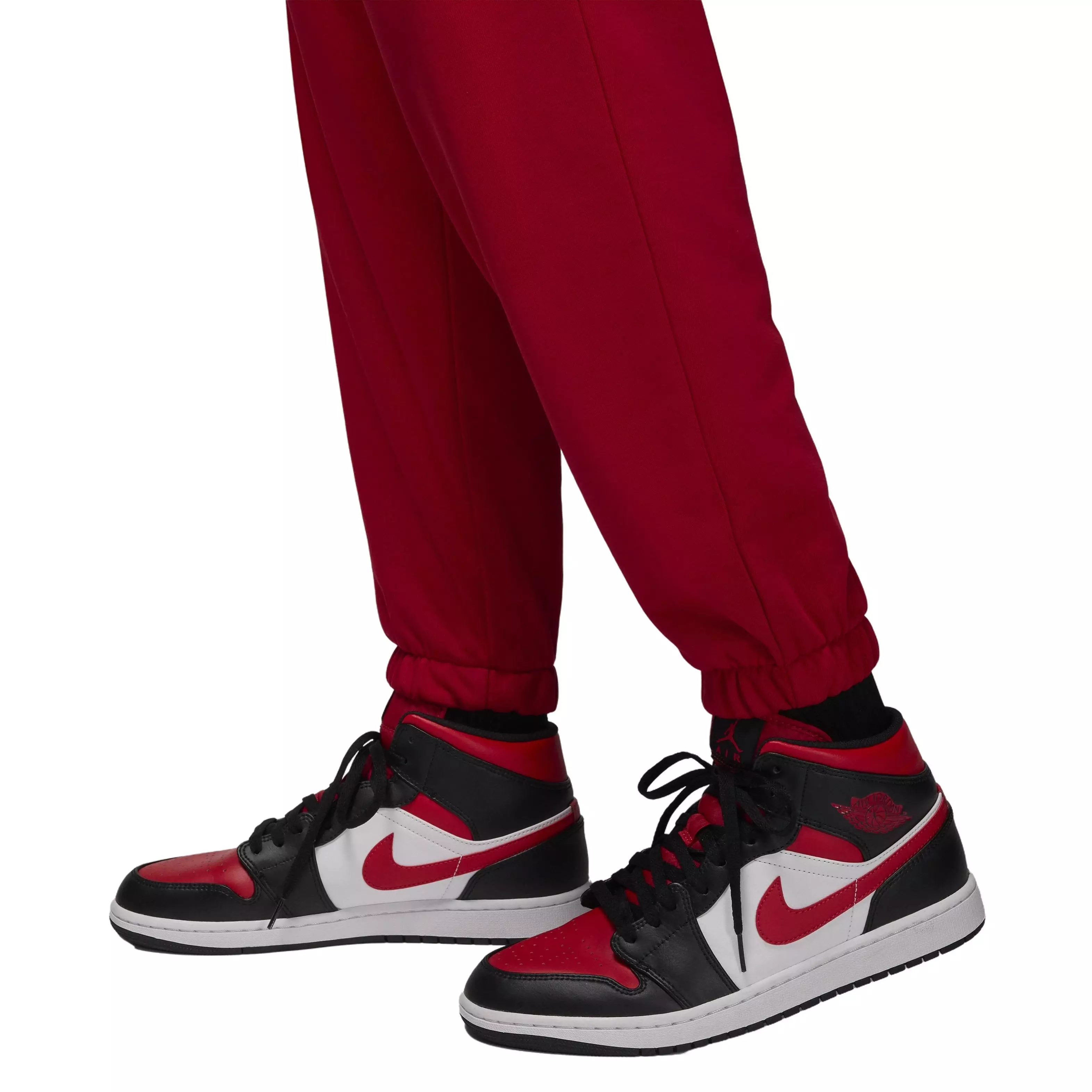 Jordan Men's Sport Crossover Dri-FIT Fleece Pants - Red - RED