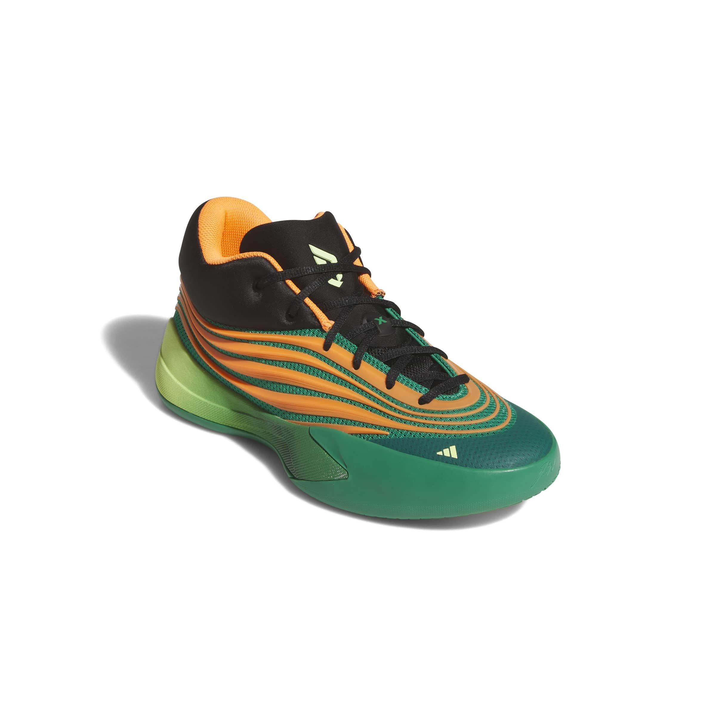 adidas Dame X "Court Green/Lucid Orange/Frozen Lemon" Men's Basketball Shoe - GREEN/ORANGE/LEMON