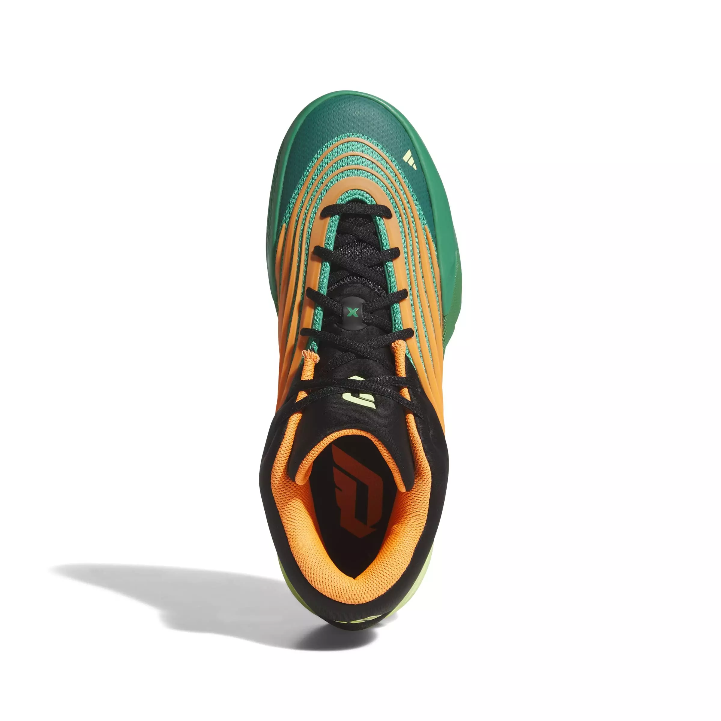 adidas Dame X "Court Green/Lucid Orange/Frozen Lemon" Men's Basketball Shoe - GREEN/ORANGE/LEMON