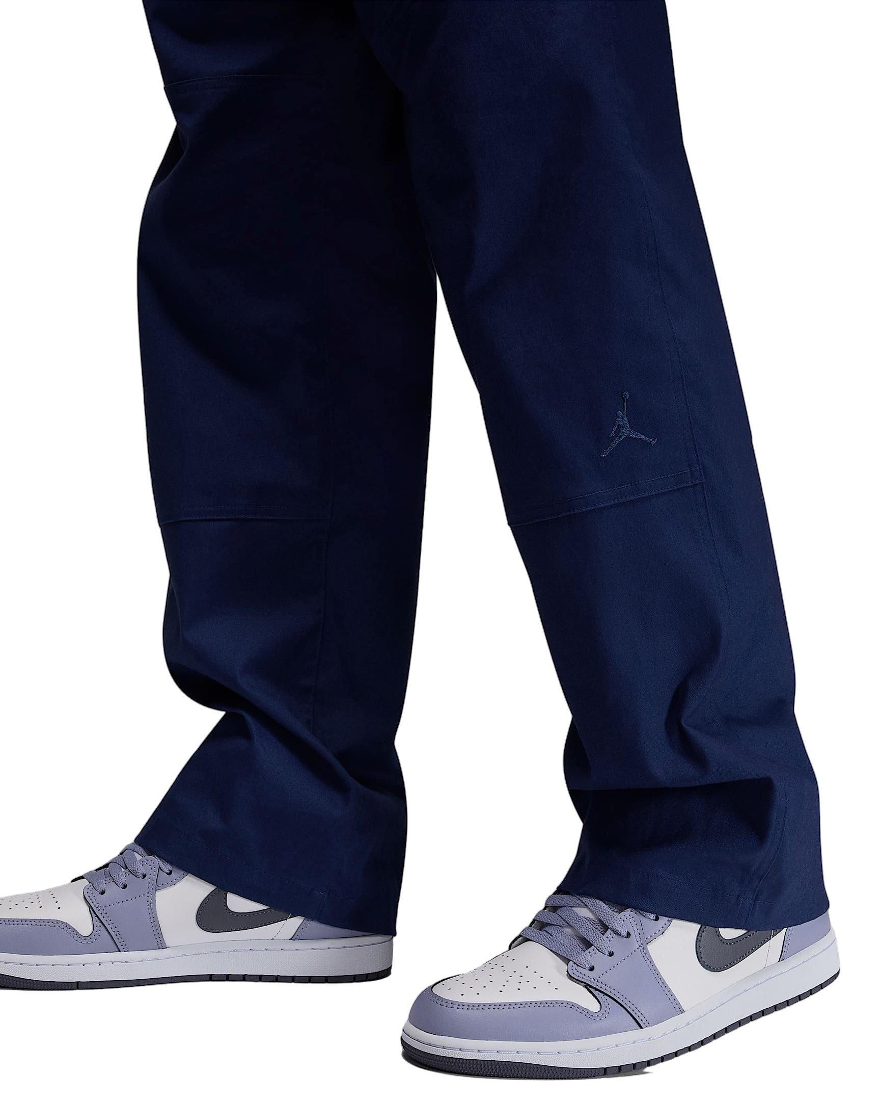 Jordan Men's Essentials Double Knee Woven Pants - BLUE Thumbnail View 6