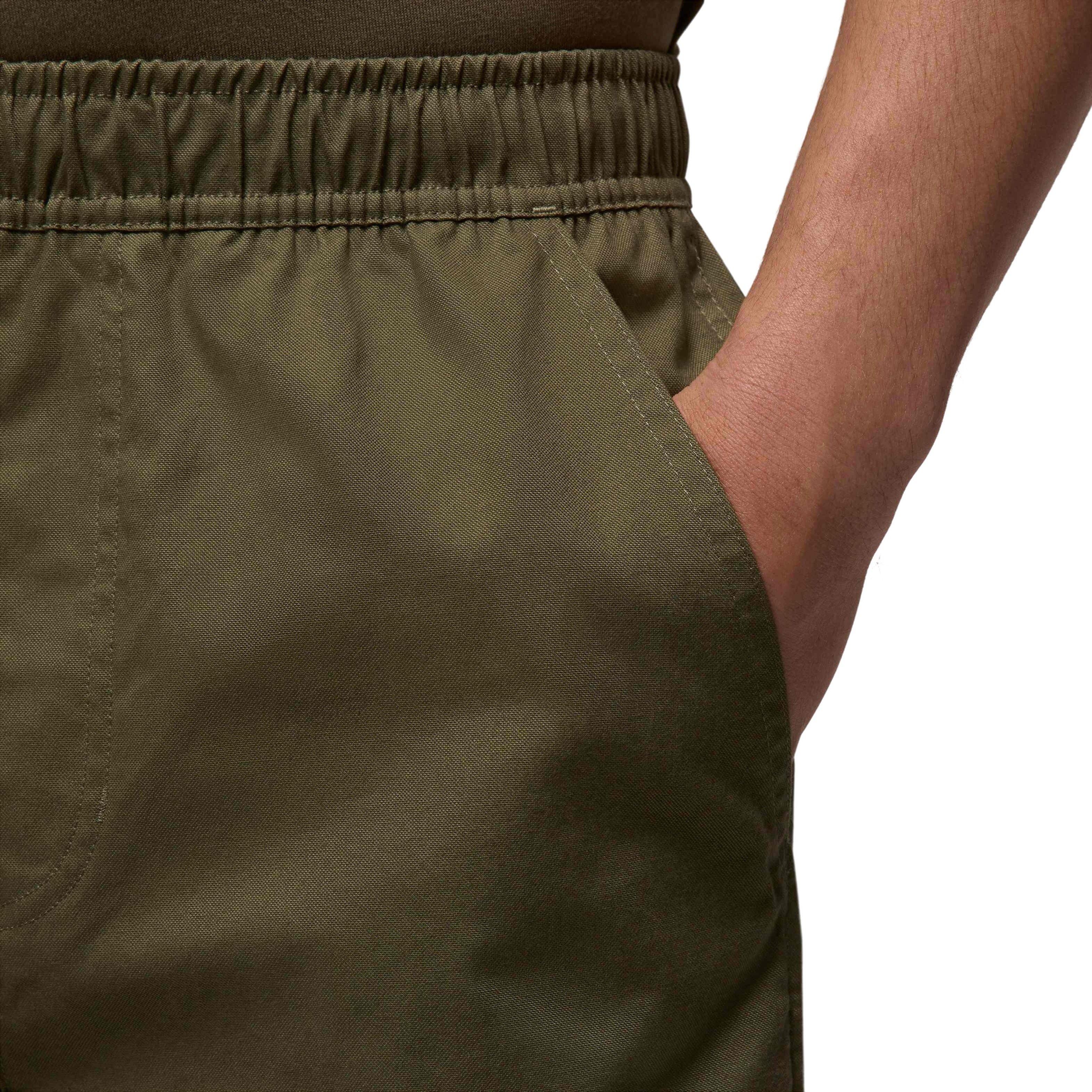 Jordan Men's Essentials Double Knee Woven Pants - GREEN Thumbnail View 4