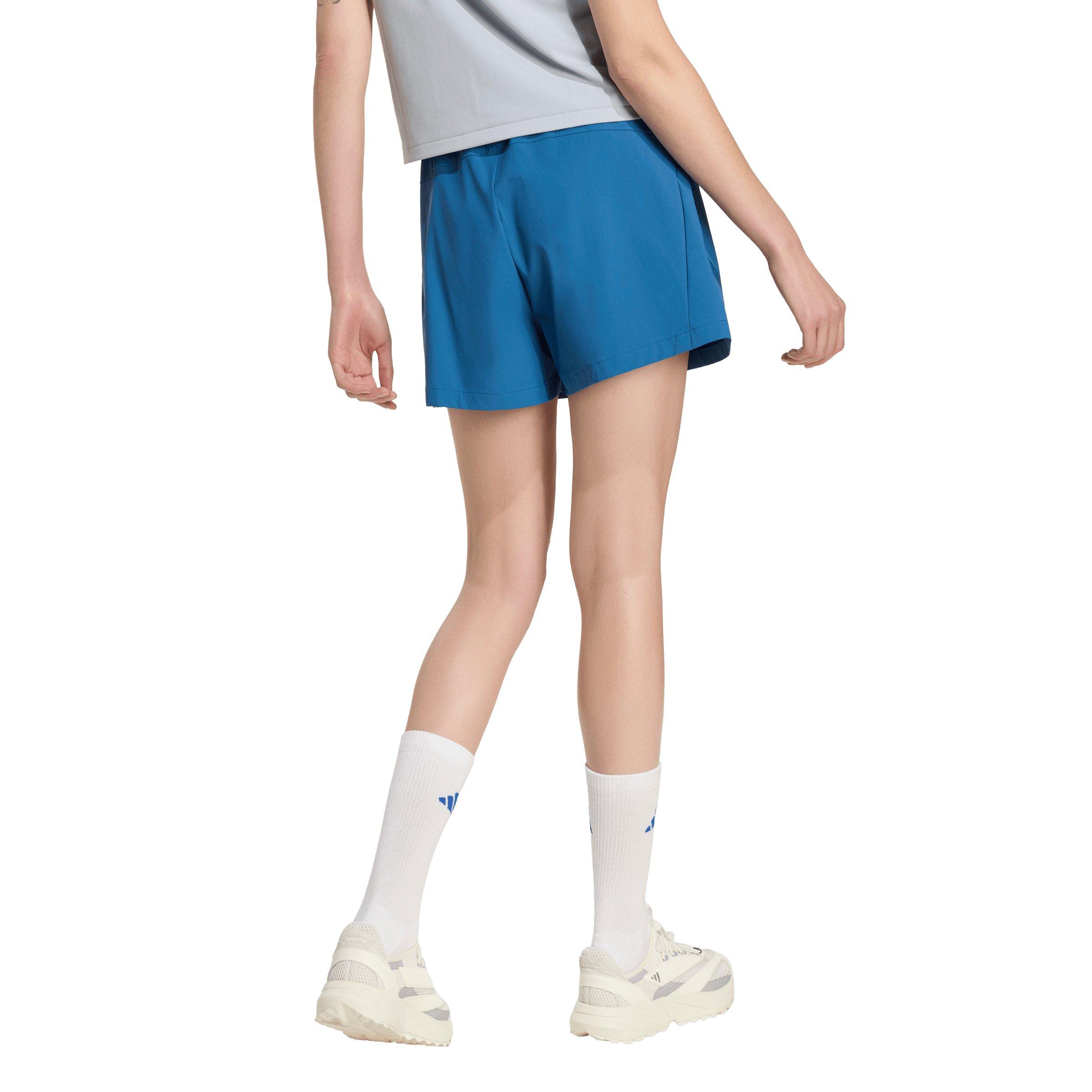 adidas Z.N.E. Women's Drawstring Woven Shorts - Dark Blue
