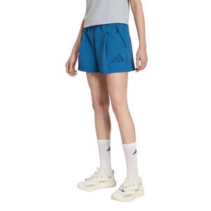 adidas Women's Z.N.E. Woven Shorts-Dark Blue